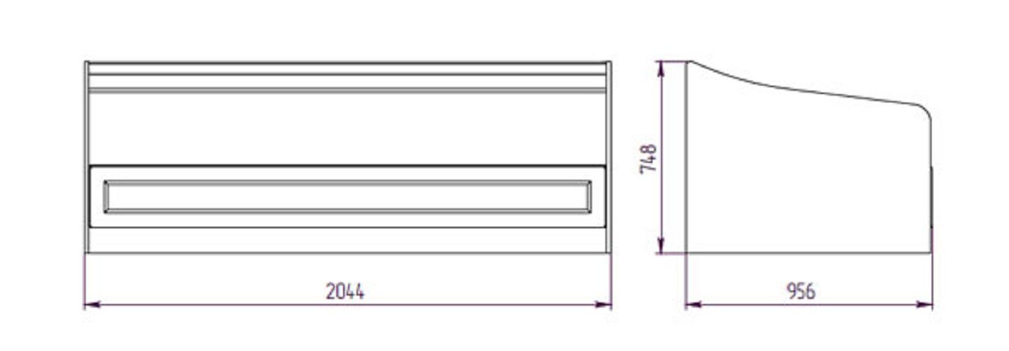 Feldmann-Wohnen Jugendzimmer-Set Tiwoli, (Set, + 2 1 90 cm + 1 Jugendbett 5-St., + Liegefläche: x 1 Standregal), Bett 200 Wandregale Schreibtisch