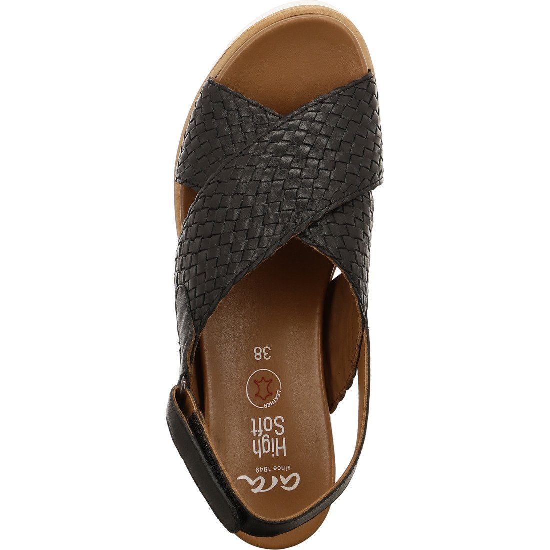 Ara Leder 045300 - Schuhe, schwarz Sandalette Ara Damen Valencia Sandalette