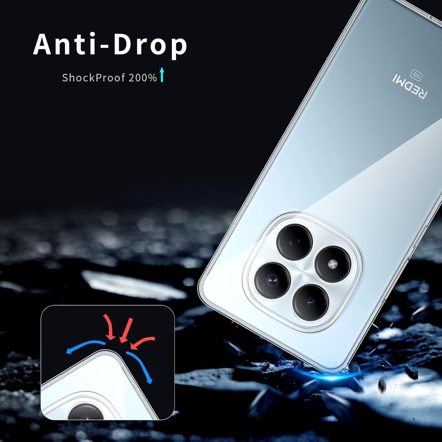 MSM Handyhülle Hülle + 2X Schutzglas für Xiaomi Redmi Note 15 Pro 5G Full 9H – Bild 2 von 5