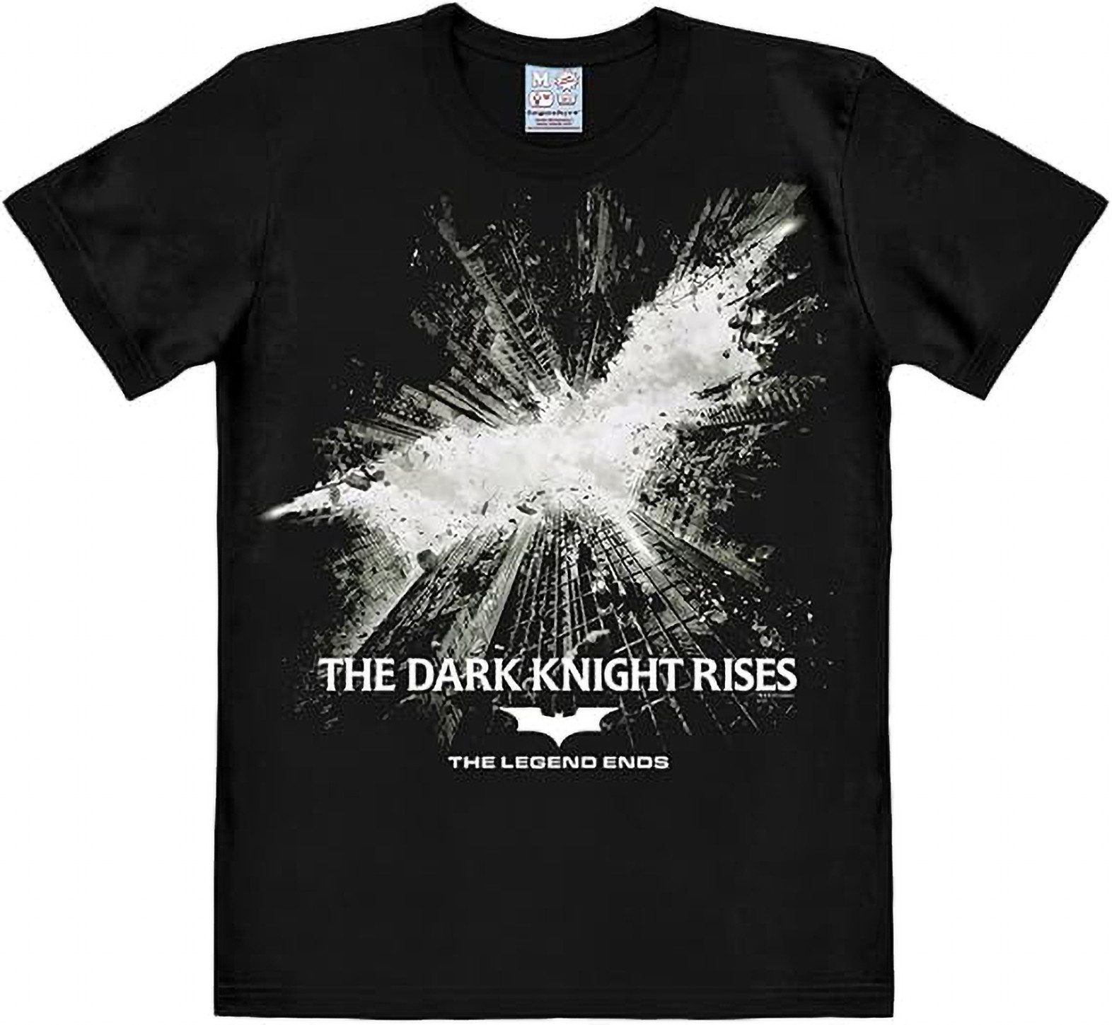 LOGOSHIRT Print-Shirt Batman Dark Knight Rises T-Shirt T-Shirt mit „The Dark Knight Rises“ Batman Motiv