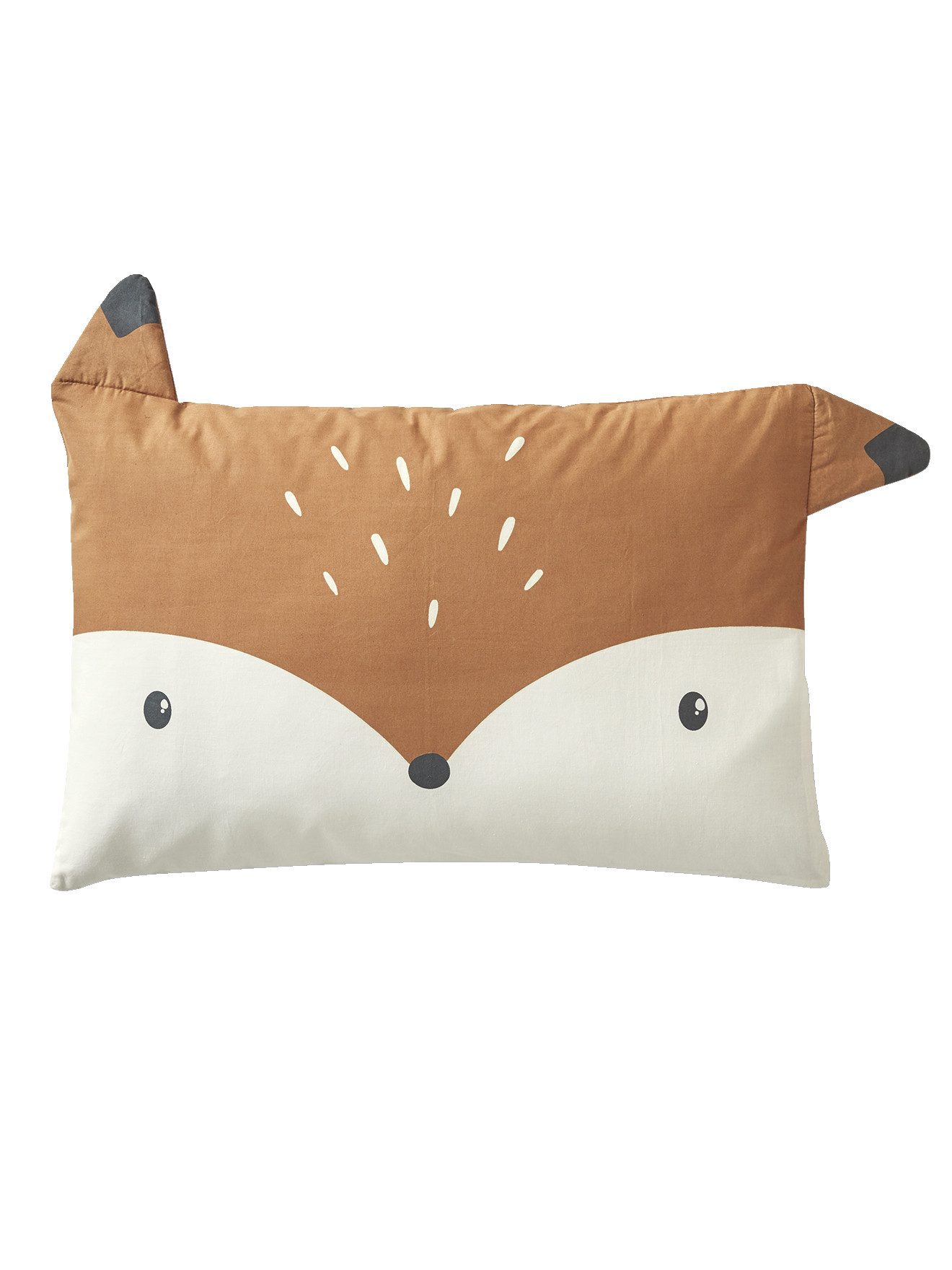 vertbaudet Bettwäsche Baby Kissenbezug BABY FOX, Fuchsgesicht, Baumwolle günstig online kaufen