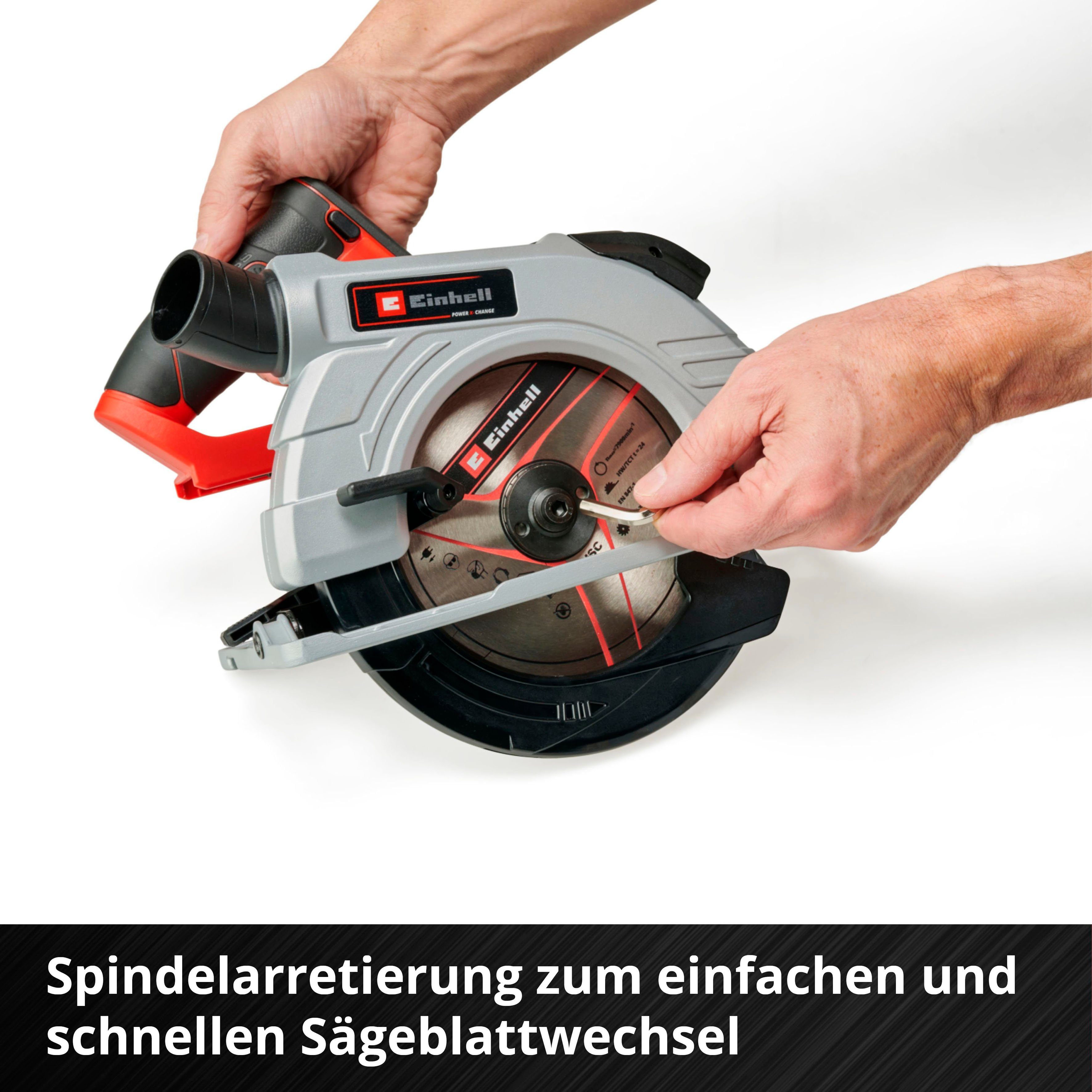 Einhell Akku-Handkreissäge TP-CS 18/190 Li BL - Solo, 1-St., Power X-Change, ohne Akku und Ladegerät – Bild 5 von 5
