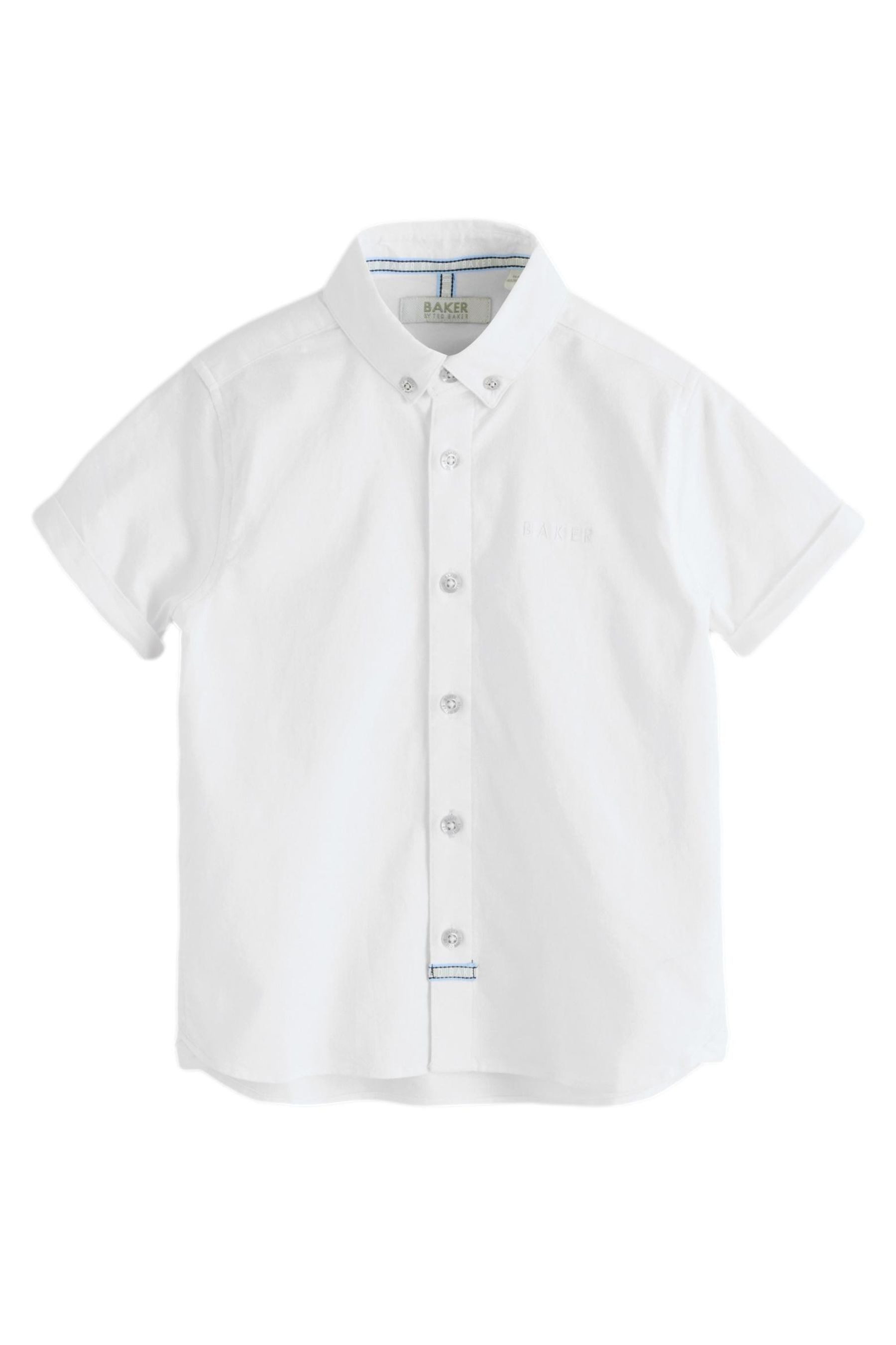 Baker by Ted Baker Kurzarmhemd Baker by Ted Baker kurzärmeliges Oxfordhemd (1-tlg)