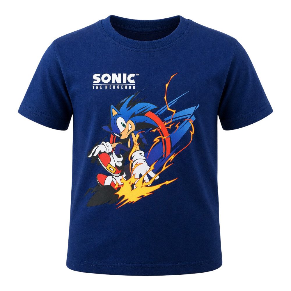 Print-Shirt Sonic The Hedgehog Kinder Junge kurzarm T-Shirt Shirt