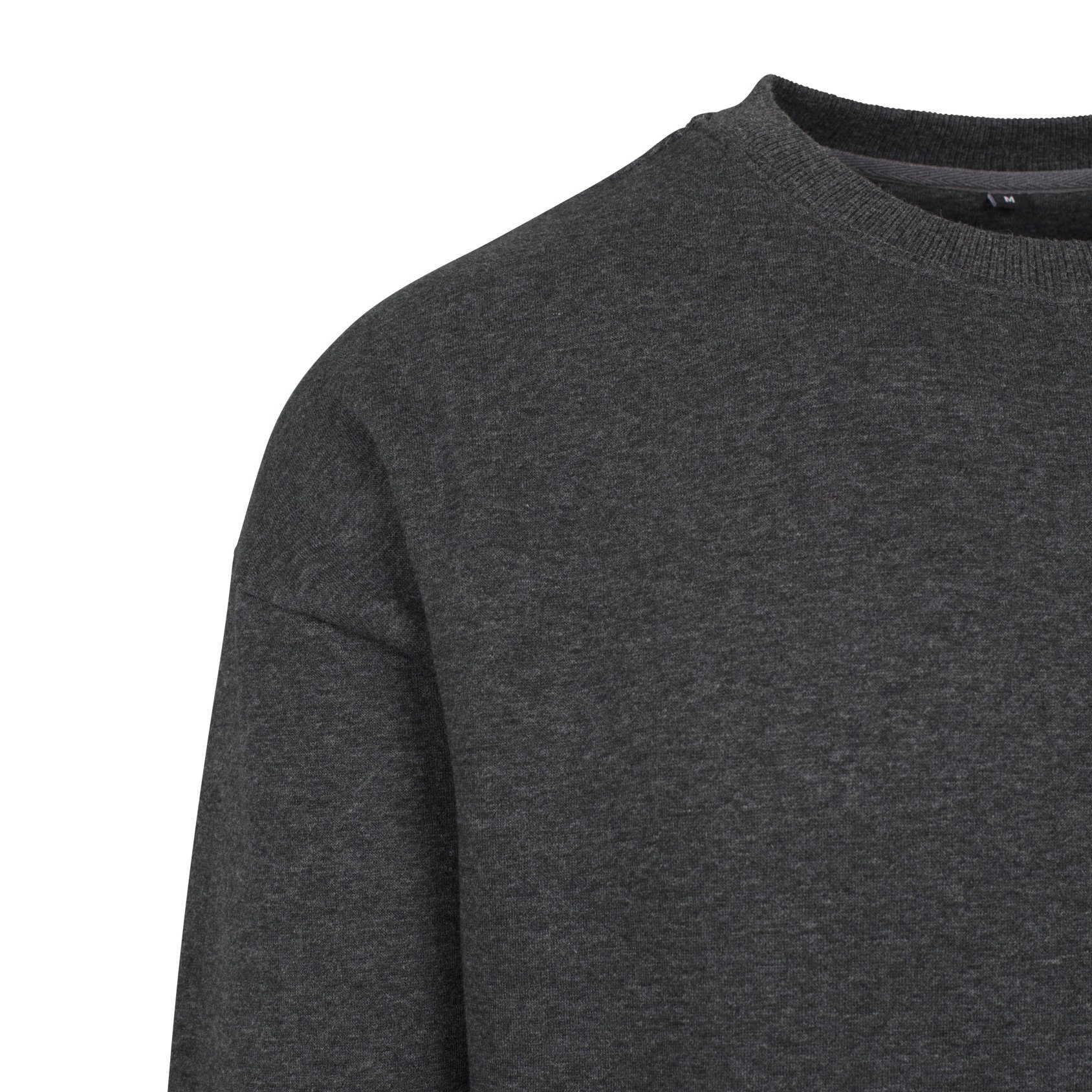 Herren Brand S Sweater Build anthrazit schwerer Your Crewneck Sweatshirt bis Pullover 5XL