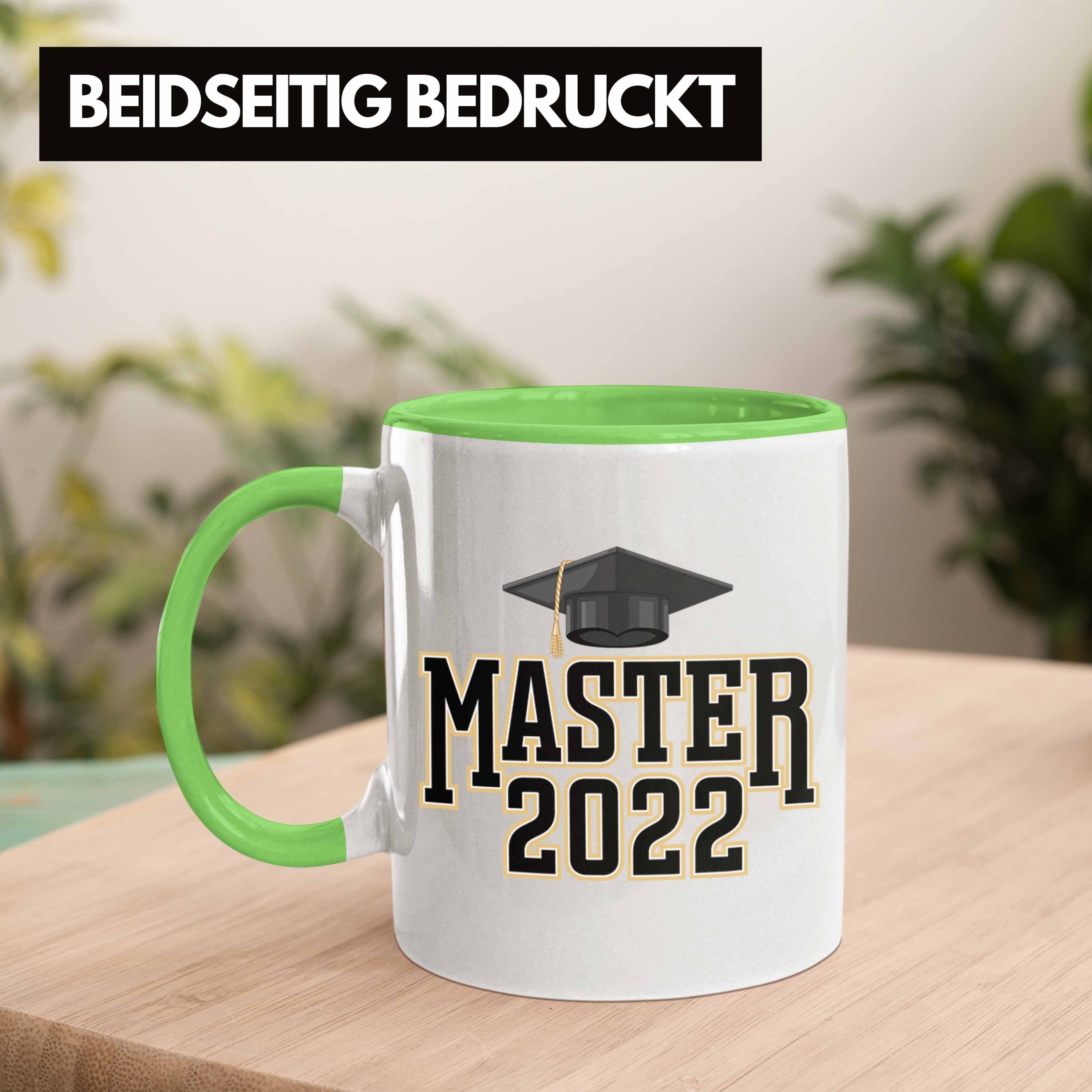 Geschenk - Graduation Tasse Grün Trendation Abschluss 2022 Studium Prüfung Master Tasse Bestanden Trendation