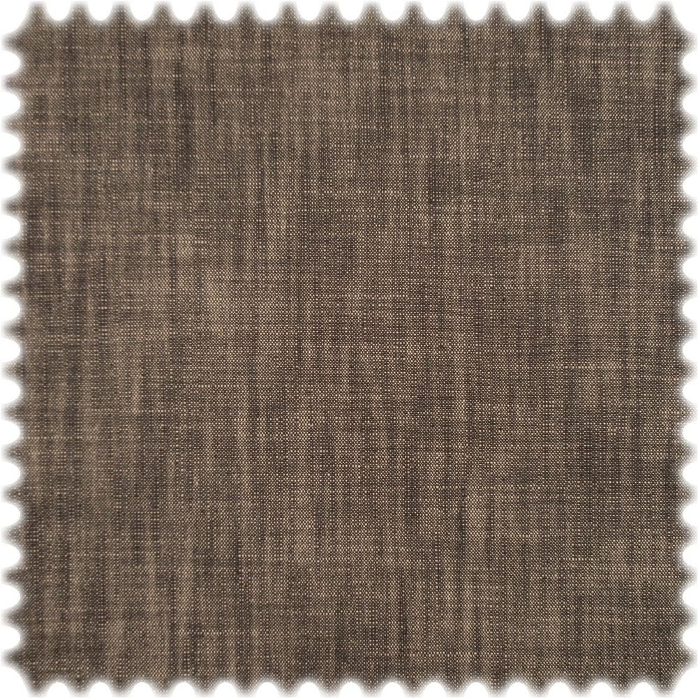 Heiro Stoff Naturfaser Leinen Optik Möbelstoff Oslo Braun, Polsterstoff Meterware - Breite:140 cm