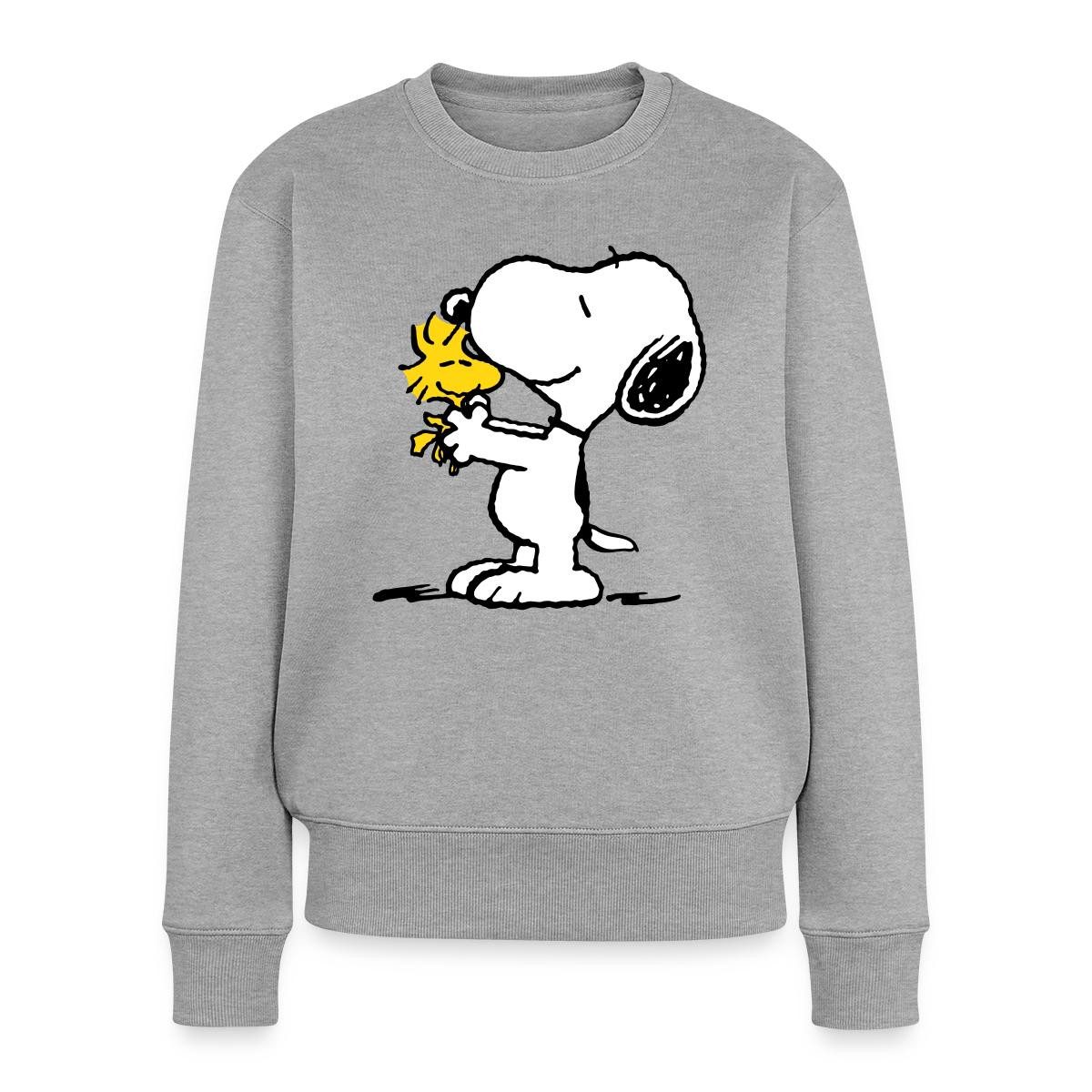 Spreadshirt Sweatshirt Peanuts Snoopy Und Woodstock Damen Premium Pullover (1-tlg)