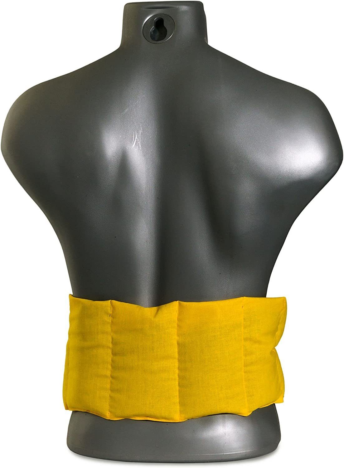 Giraffenland Wärmekissen Weizenkornkissen 7-Kammer mit Band 65x15cm - Wärmekissen Wärmegürtel, Wärmekissen>Mikrowelle/Backofen, Kältekissen>Kühlschrank/Gefriertruhe