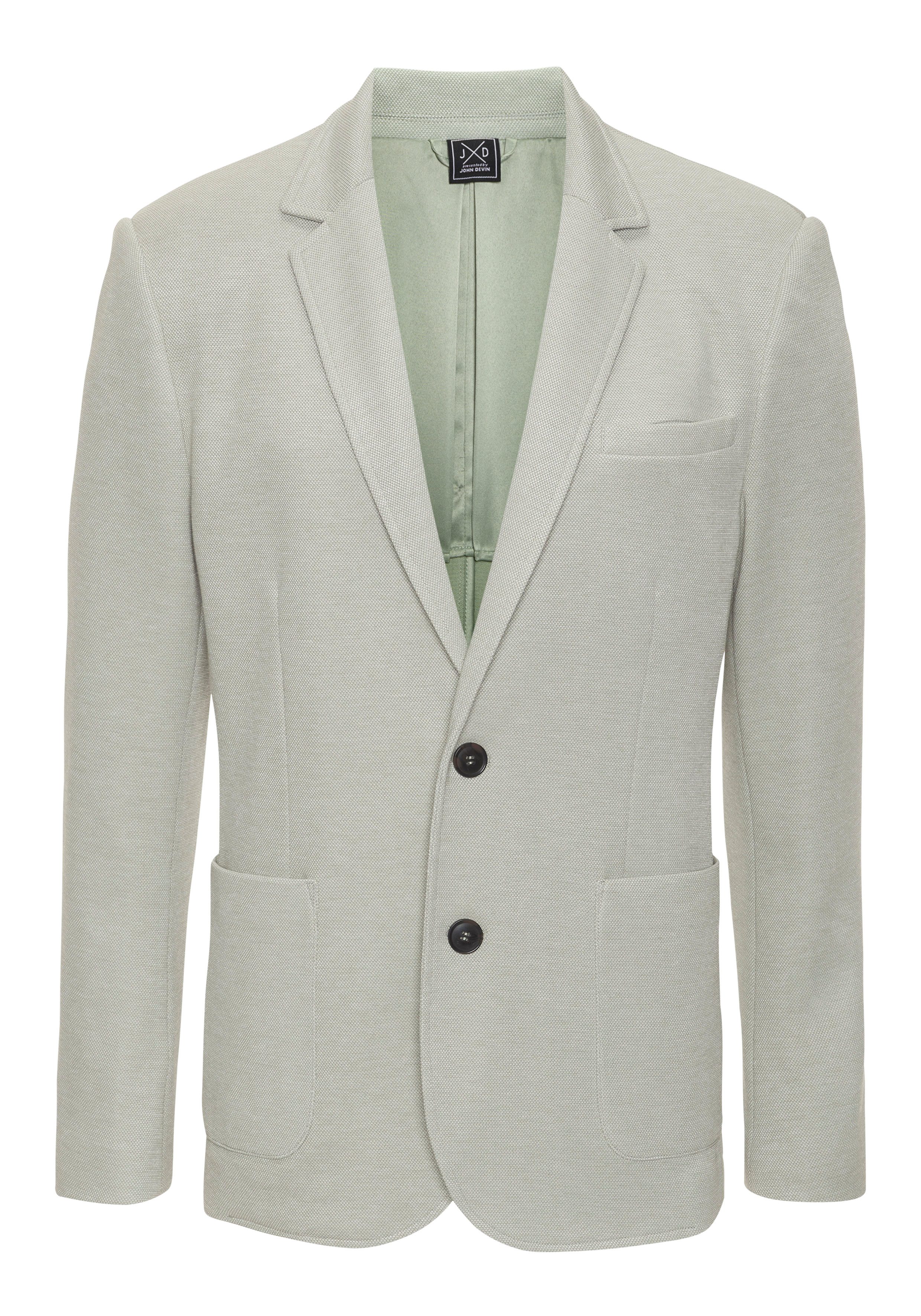 John Devin Sakko aus elastischer Jersey Pikee-Qualität lässiges Stretchsakko mit dezentem Muster. € 89,99