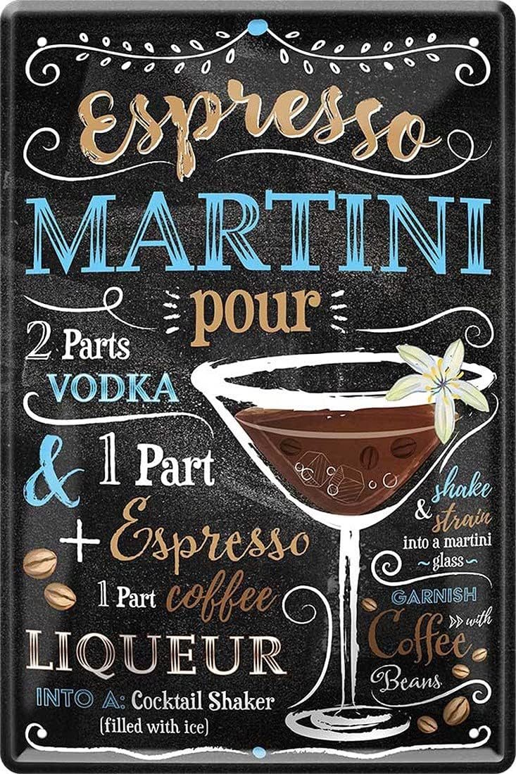 WOGEKA ART Metallbild Espresso Martini - günstig online kaufen