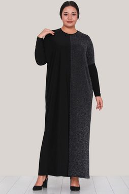Modabout Abendkleid Langes Maxikleid Sommerkleid für große Größen - NELB0604D5453SYH (1-tlg)
