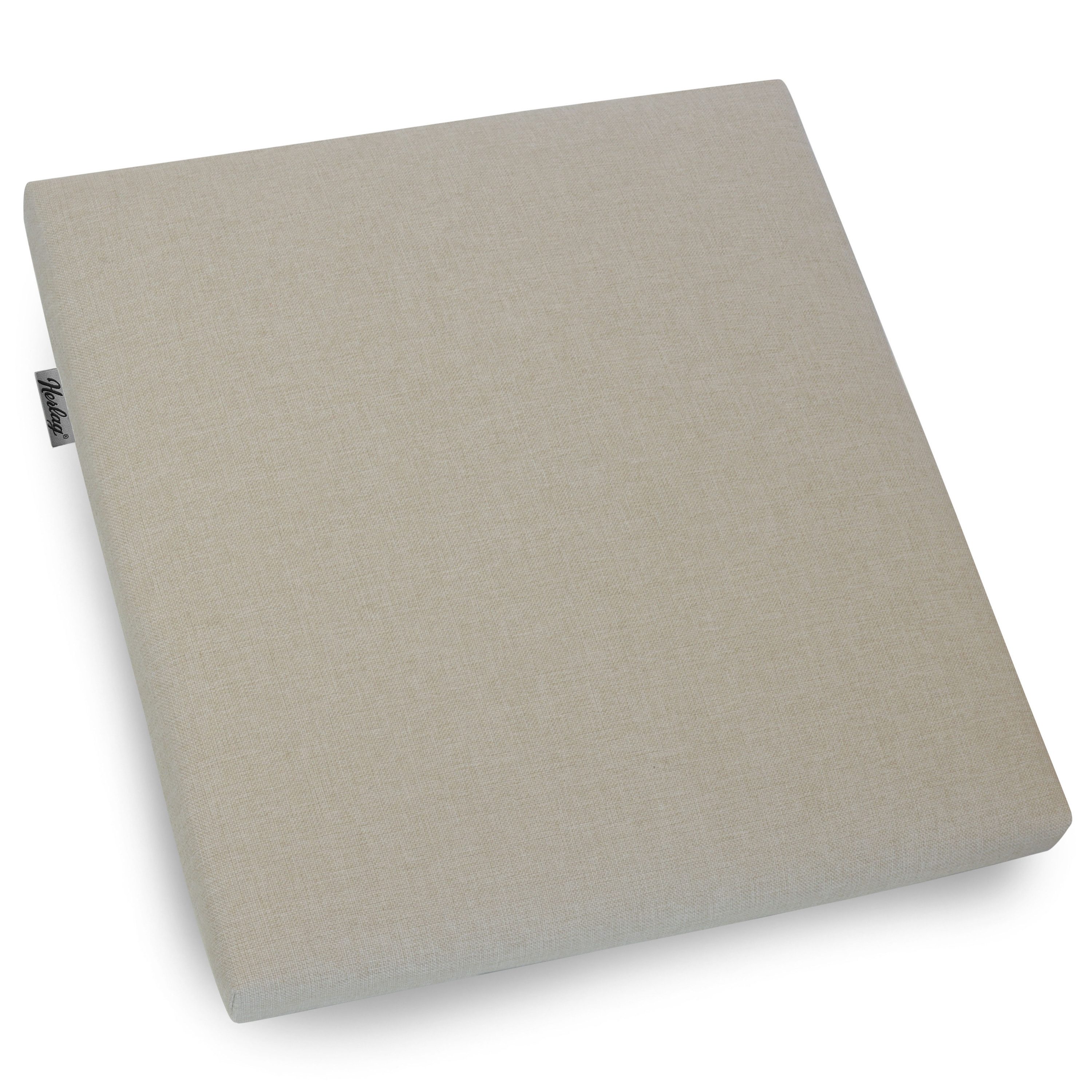 Herlag Hockerauflage Sunny, Hockerkissen 48x48x4cm Wetterfest Bezug Waschbar