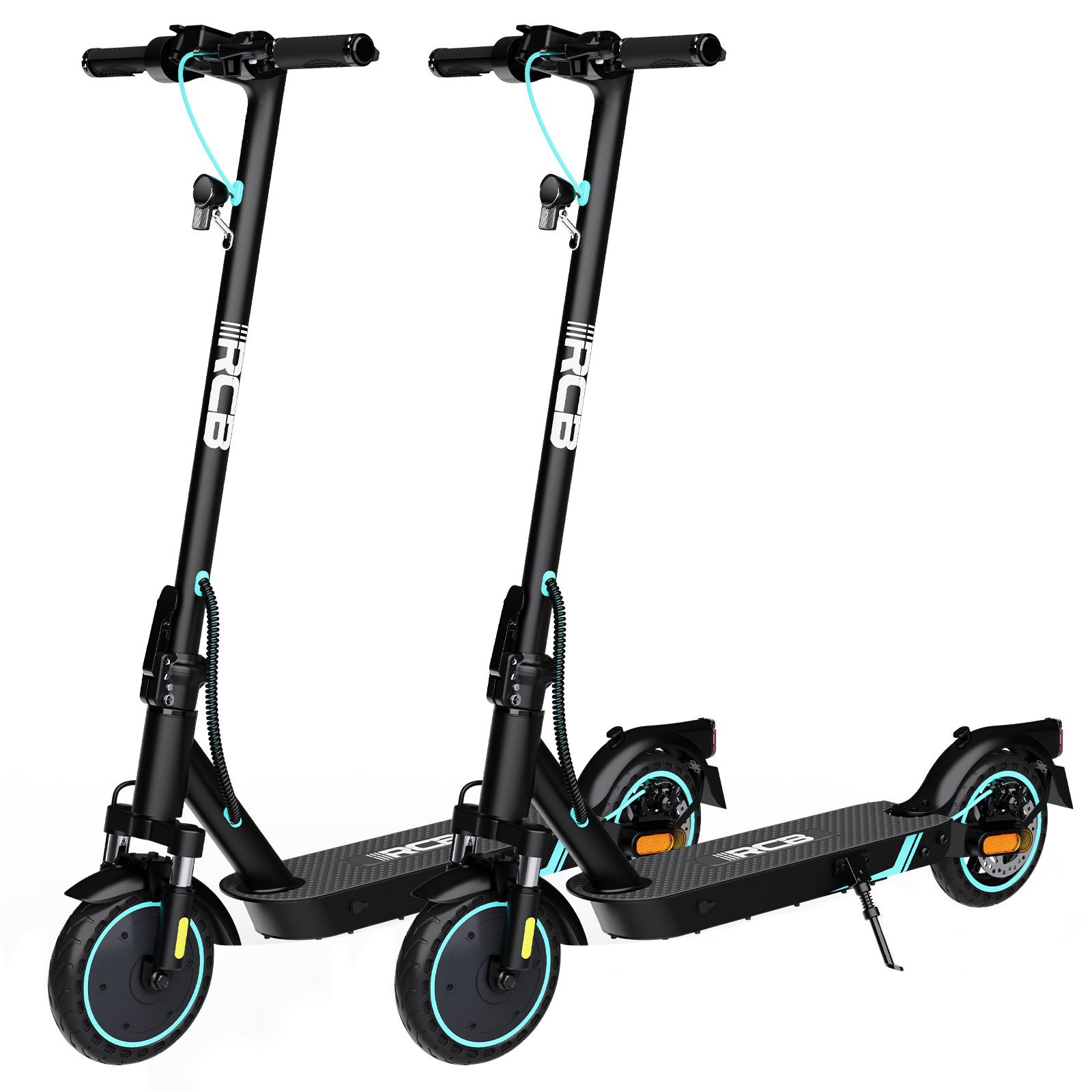 RCB E-Scooter EV85F ABE mit Straßenzulassung, 8,5 Zoll Elektroroller, APP, stoßfest