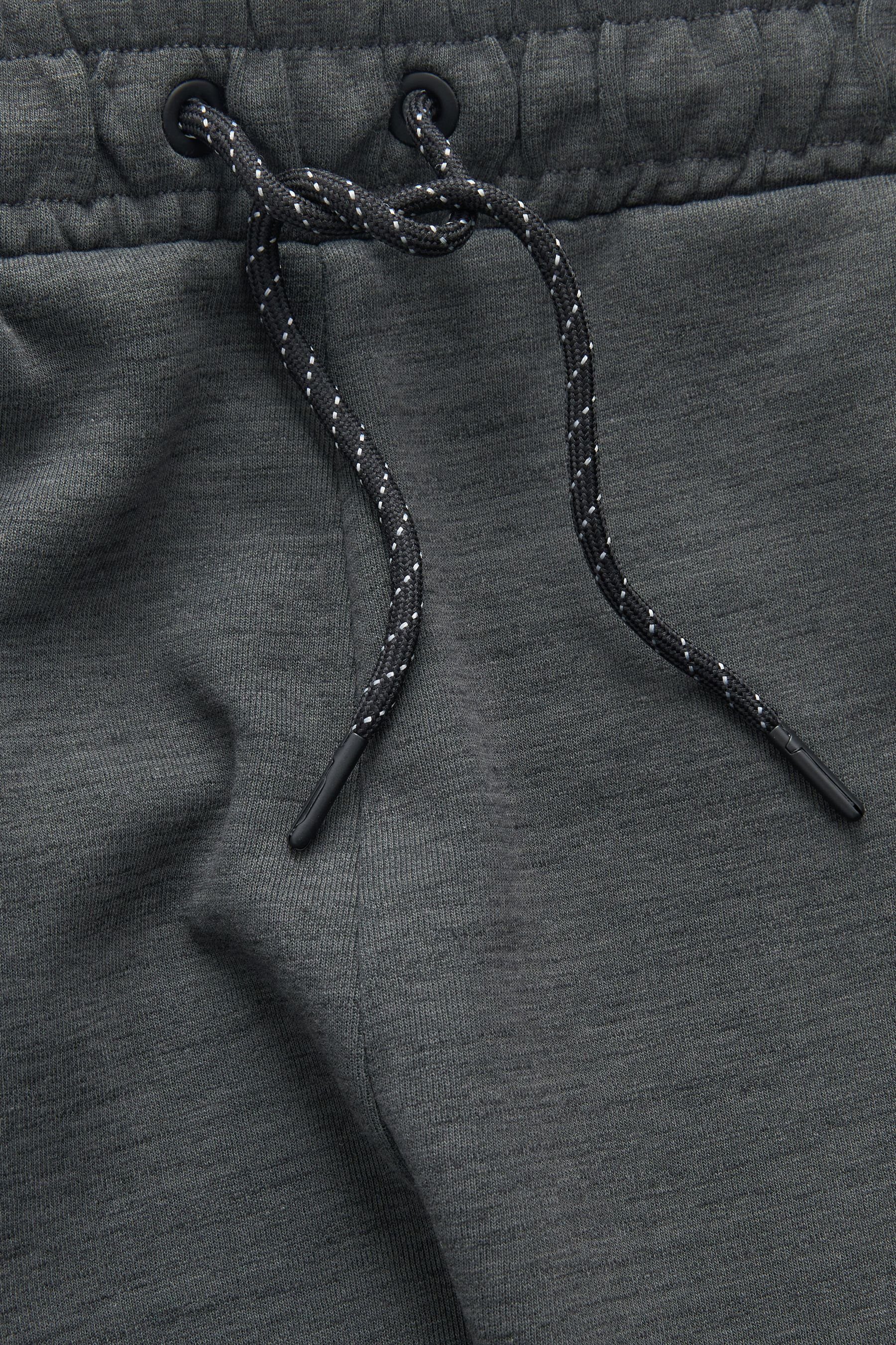 Next Sweatshorts Jersey-Shorts mit Reißverschlusstaschen Charcoal (1-tlg) Grey