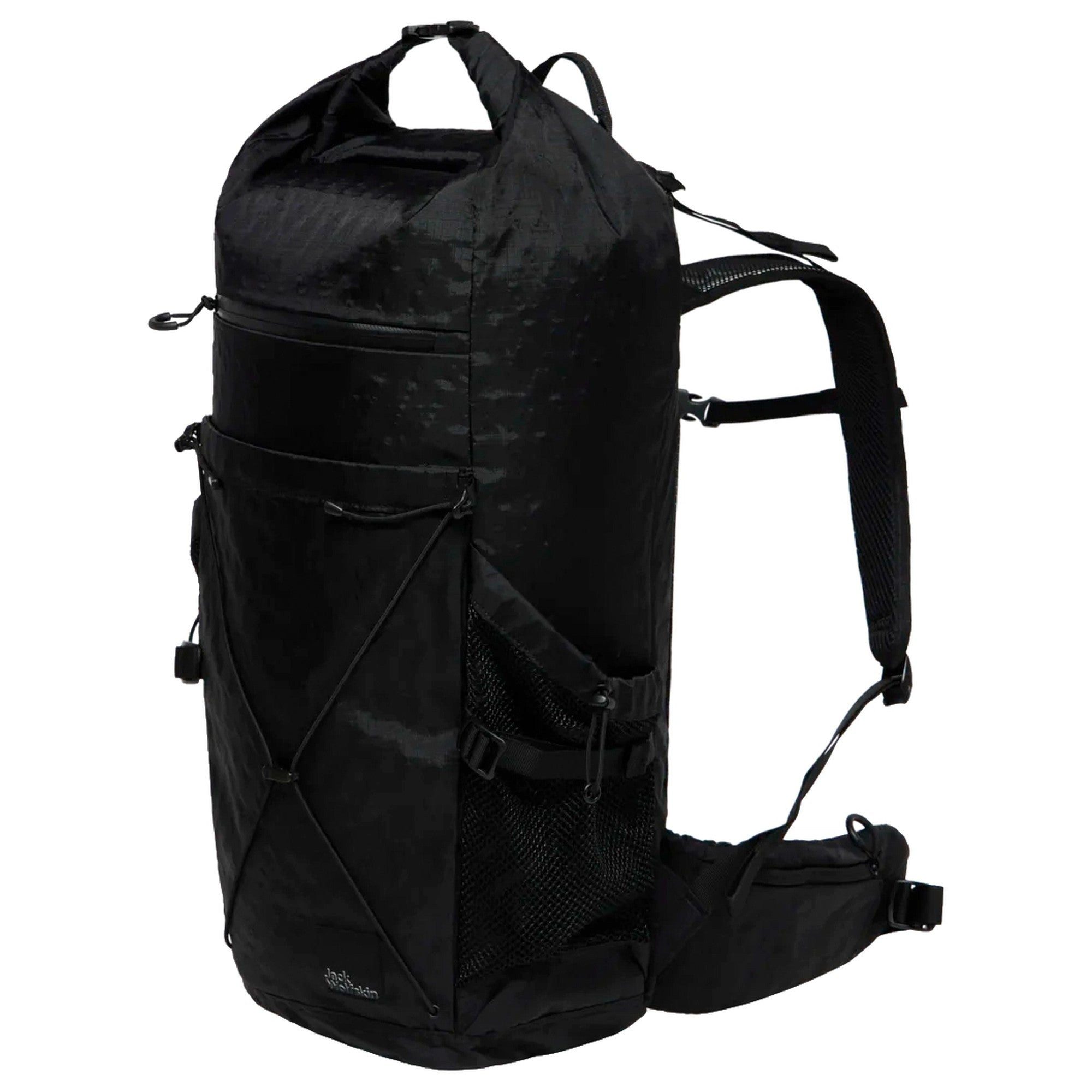 Jack Wolfskin Wanderrucksack Wandermood 30 - Rolltop Wanderrucksack 53 cm (granite black)