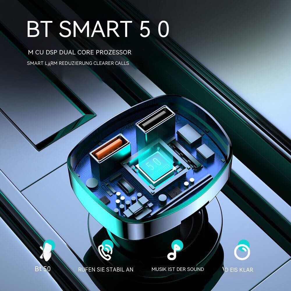 Bluetooth FM Transmitter Auto - Mit QC3.1 & PD 25W Schnellladung