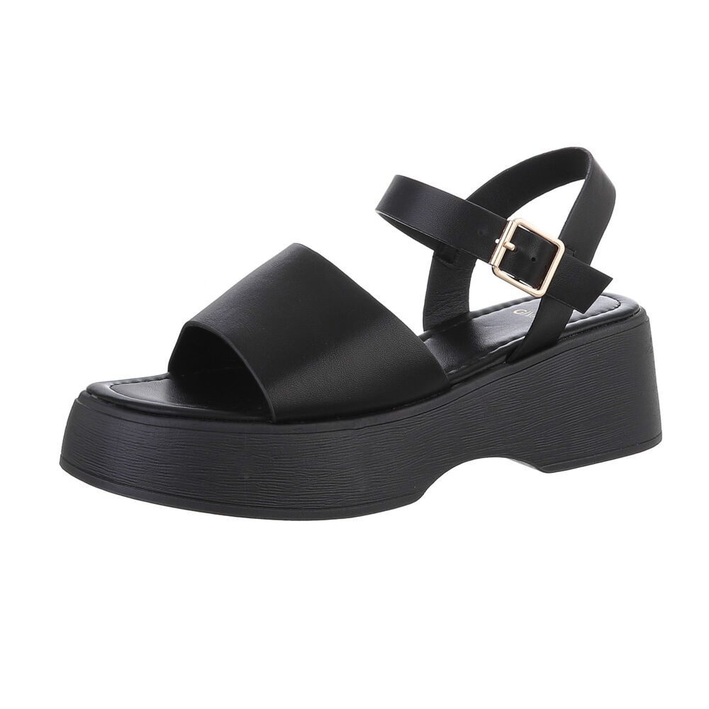 Ital-Design Damen Freizeit Plateausandaletten (86526923) Keilabsatz/Wedge K günstig online kaufen