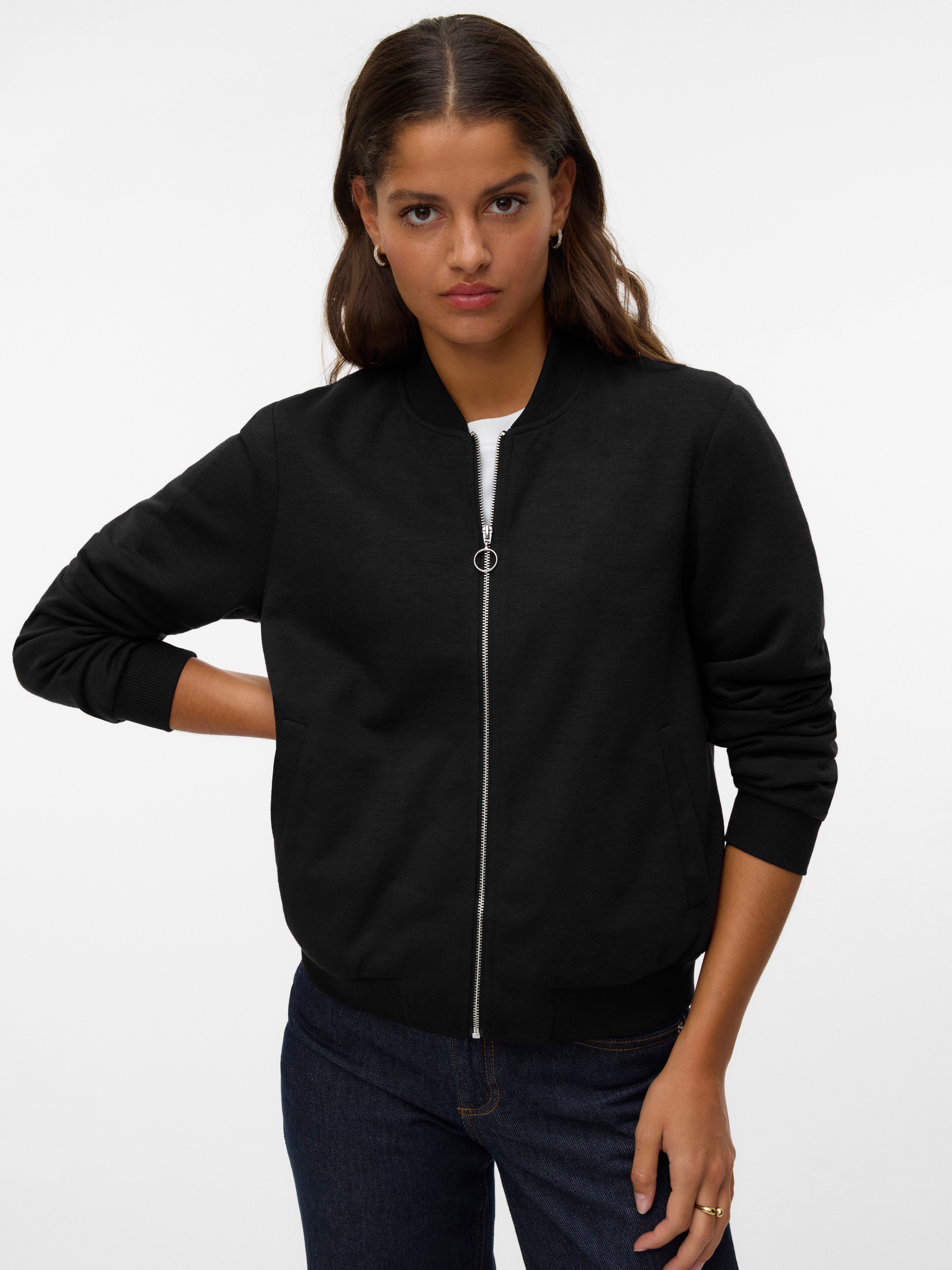 Bomberjacke VMKIMIKO LS SHORT JERSEY BOMBER NOOS