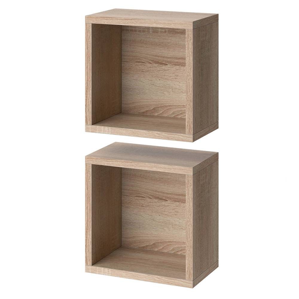 Vicco Hängeschrank Senyo, Sonoma/Sonoma, 25 x 25 cm 2er Set (1-St., 2er Set)