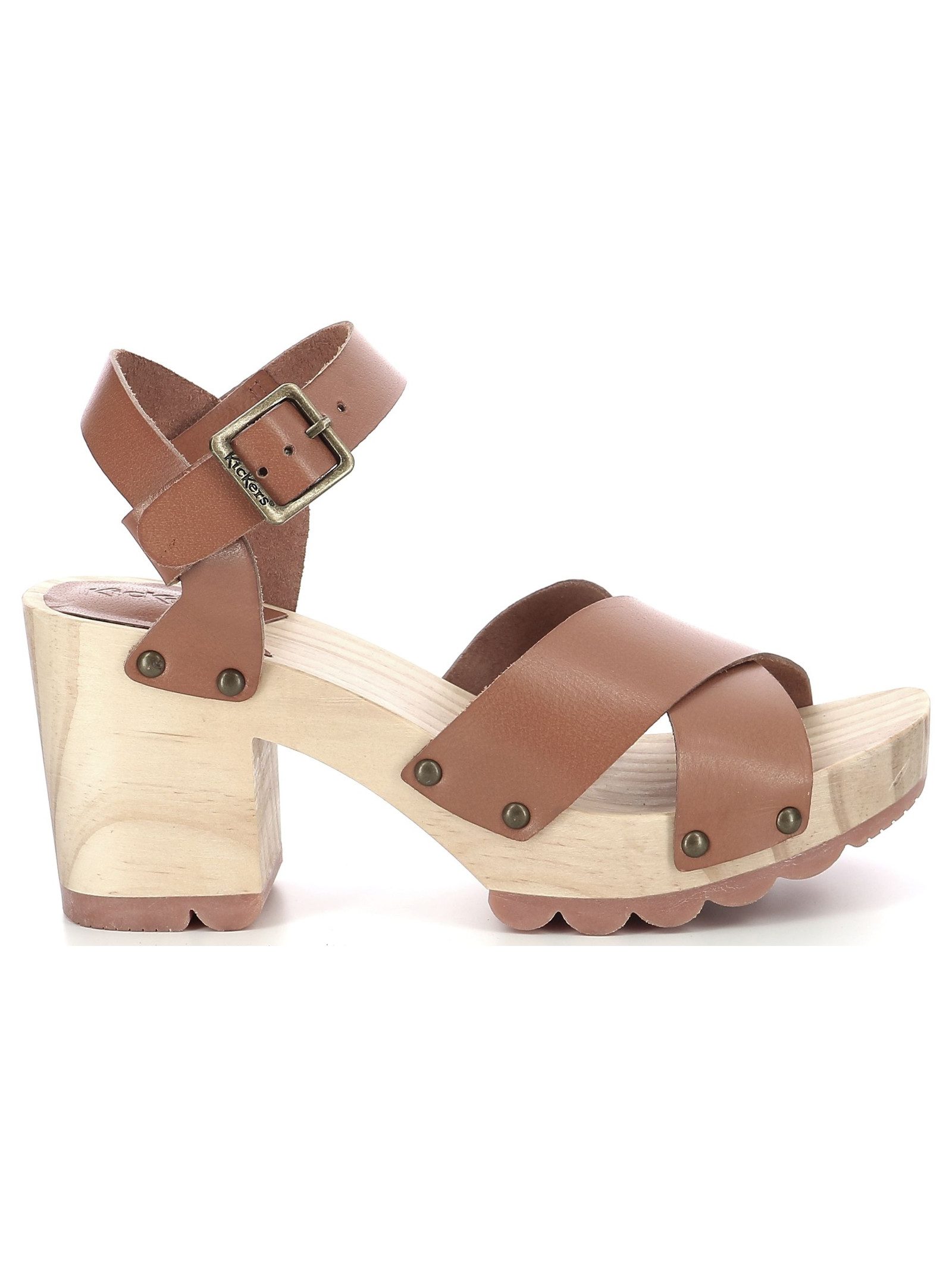 Kickers Clogs Leder . Clog