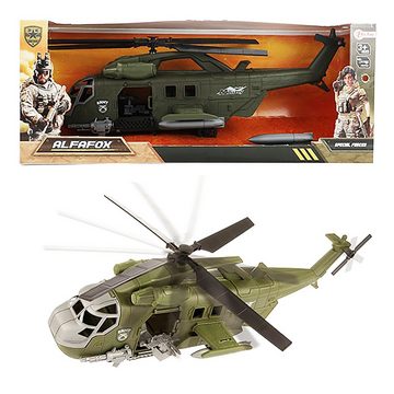 Spielzeug-Hubschrauber ALFAFOX Hubschrauber Militär mit Friktionsantrieb Kampfhubschrauber Helikopter Spielzeug Kinder Geschenk 21