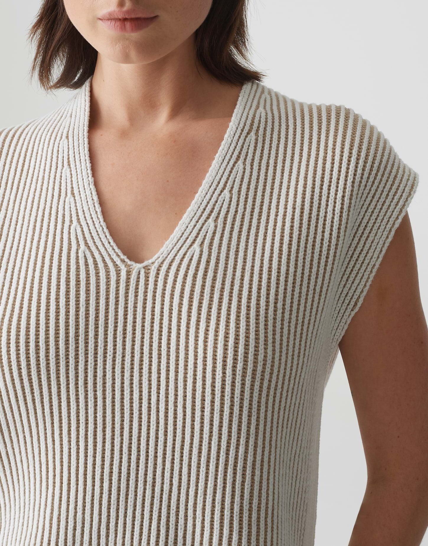 OPUS Pullunder Pullunder PEGO Regular aus weichem Baumwoll Mix