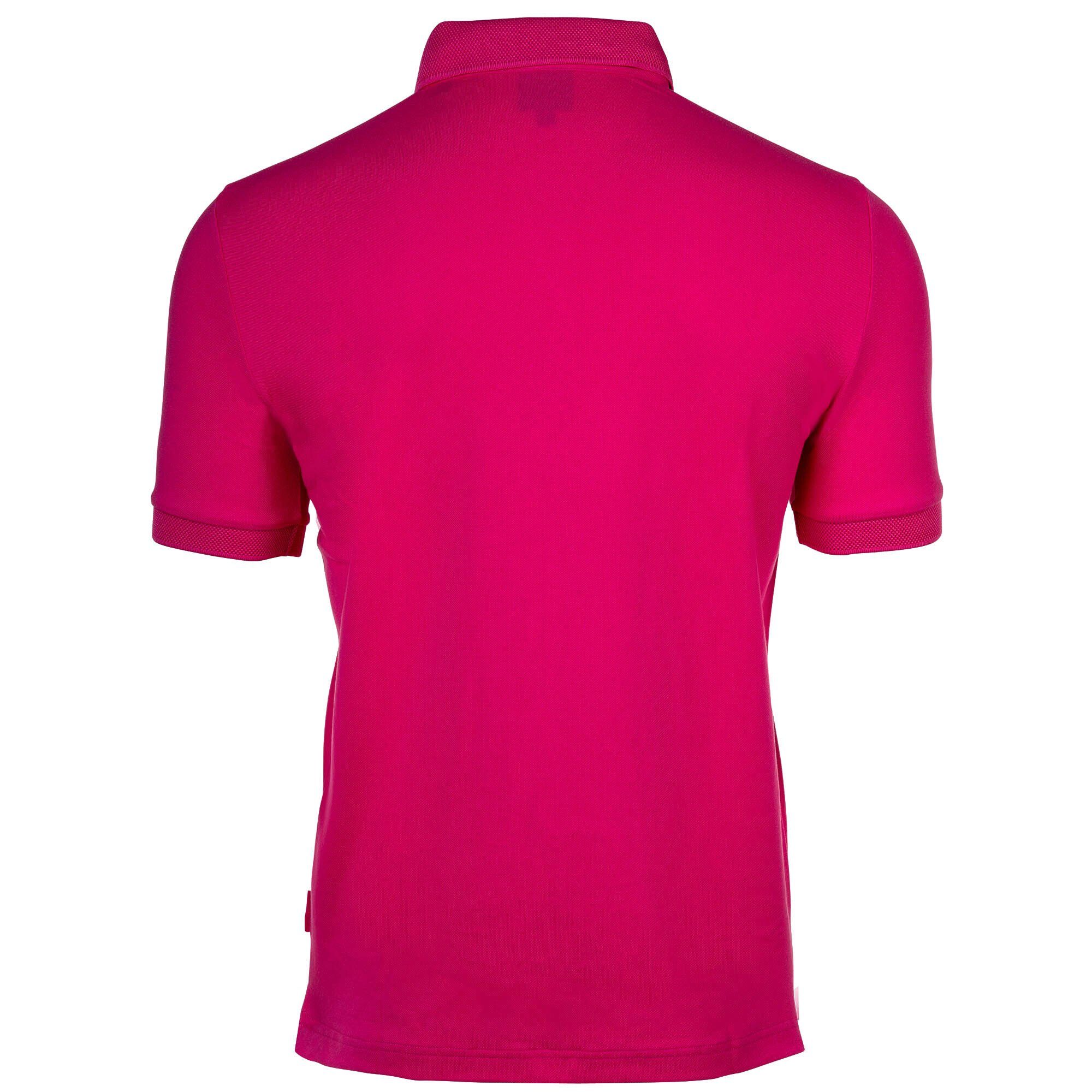 einfarbig, EXCHANGE Poloshirt ARMANI Poloshirt fit, - Cotton Slim Herren Pink
