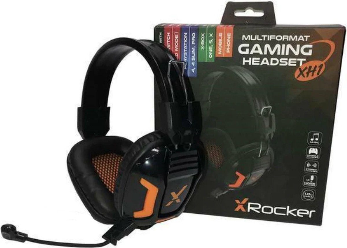 X Gaming Rocker mit Formaten) mehreren - (kompatibilität Headset XH1 Gaming-Headset Stereo