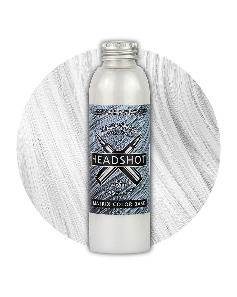 Haartönung Headshot Haartönung vegane Haarfarbe Matrix Color Base (150 ml), Packung, Chemikalien