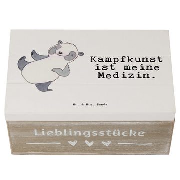 Mr. & Mrs. Panda Dekokiste Panda Kampfkunst Medizin - Weiß - Geschenk, Erinnerungskiste, Truhe, (1 St)