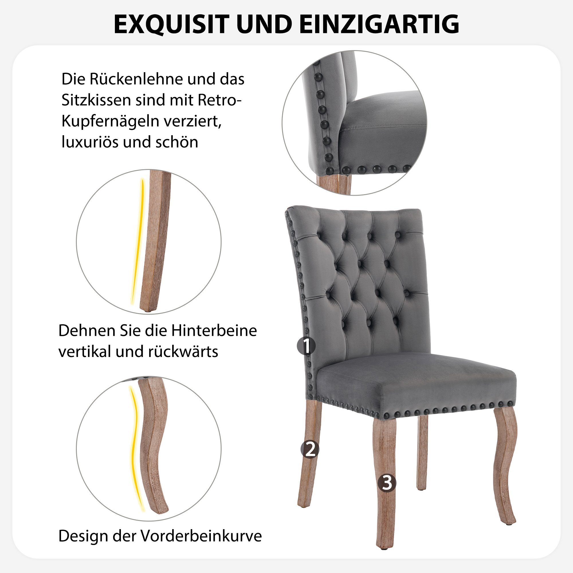 HAUSS SPOLE Esszimmerstuhl Esszimmerstuhl 2 St günstig online kaufen