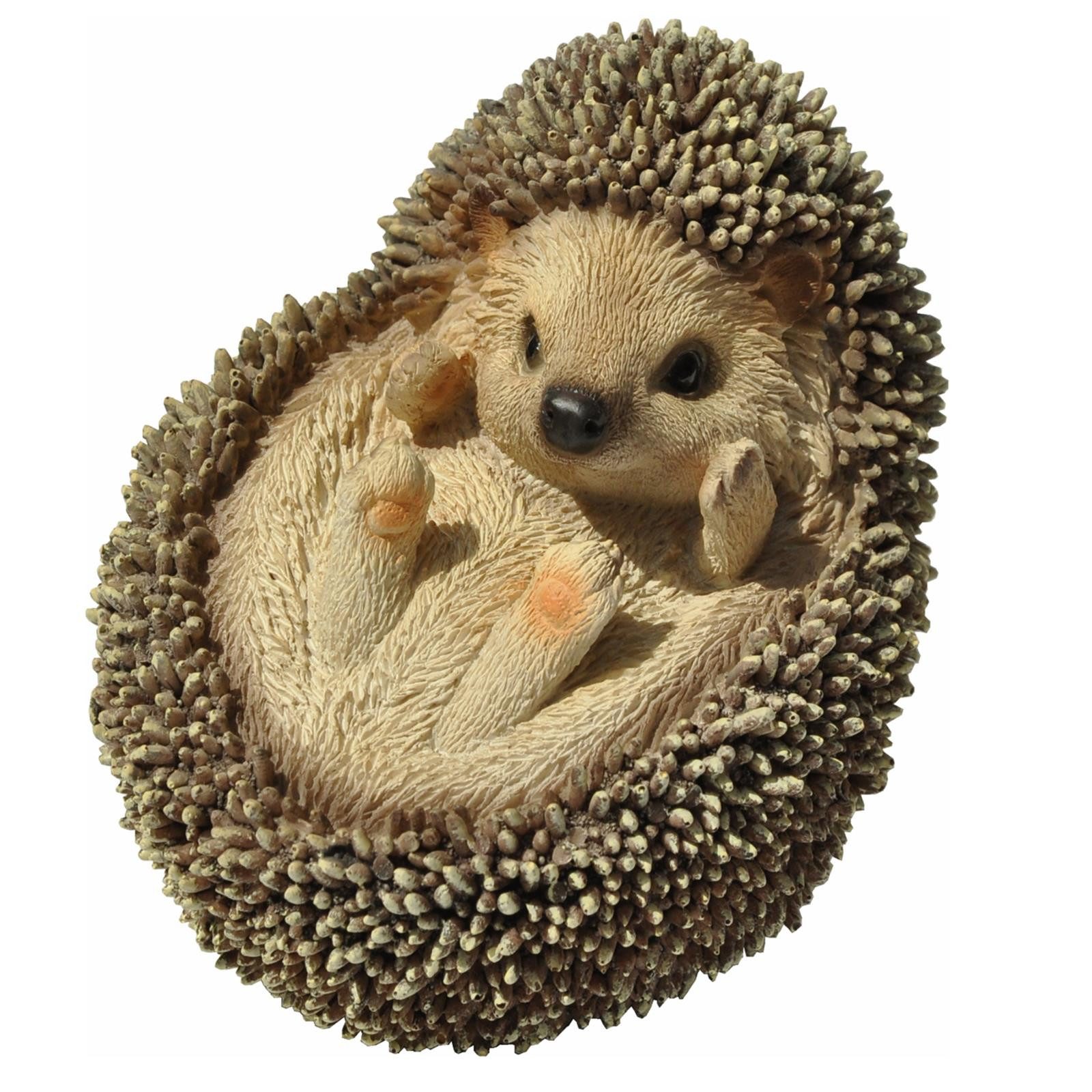 dazikemo Gartenfigur Dekofigur Gartenfigur Igel 12 x 11 x 12 cm – Bild 5 von 5