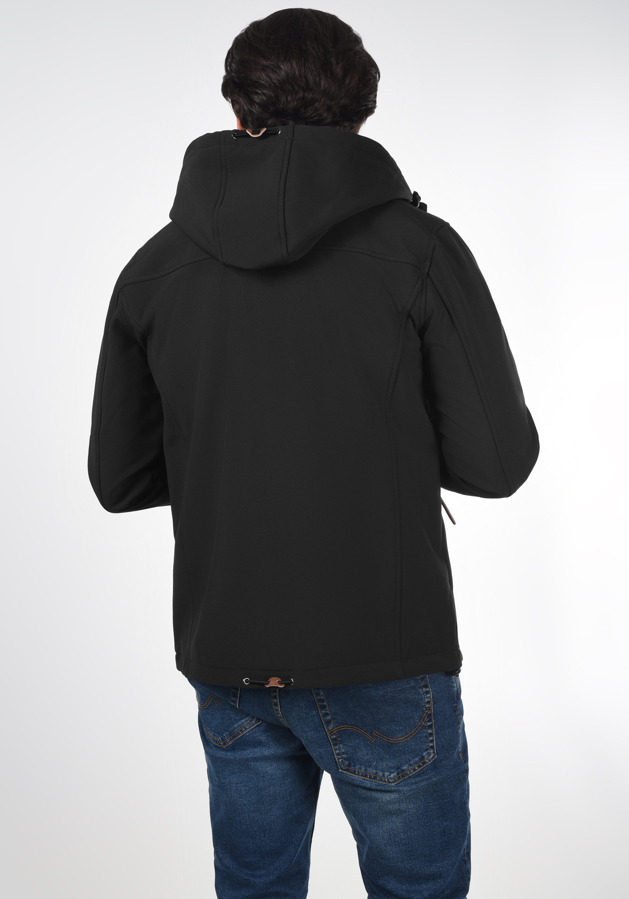 Indicode Softshelljacke IDJonas Übergangsjacke mit abnehmbarer Kapuze