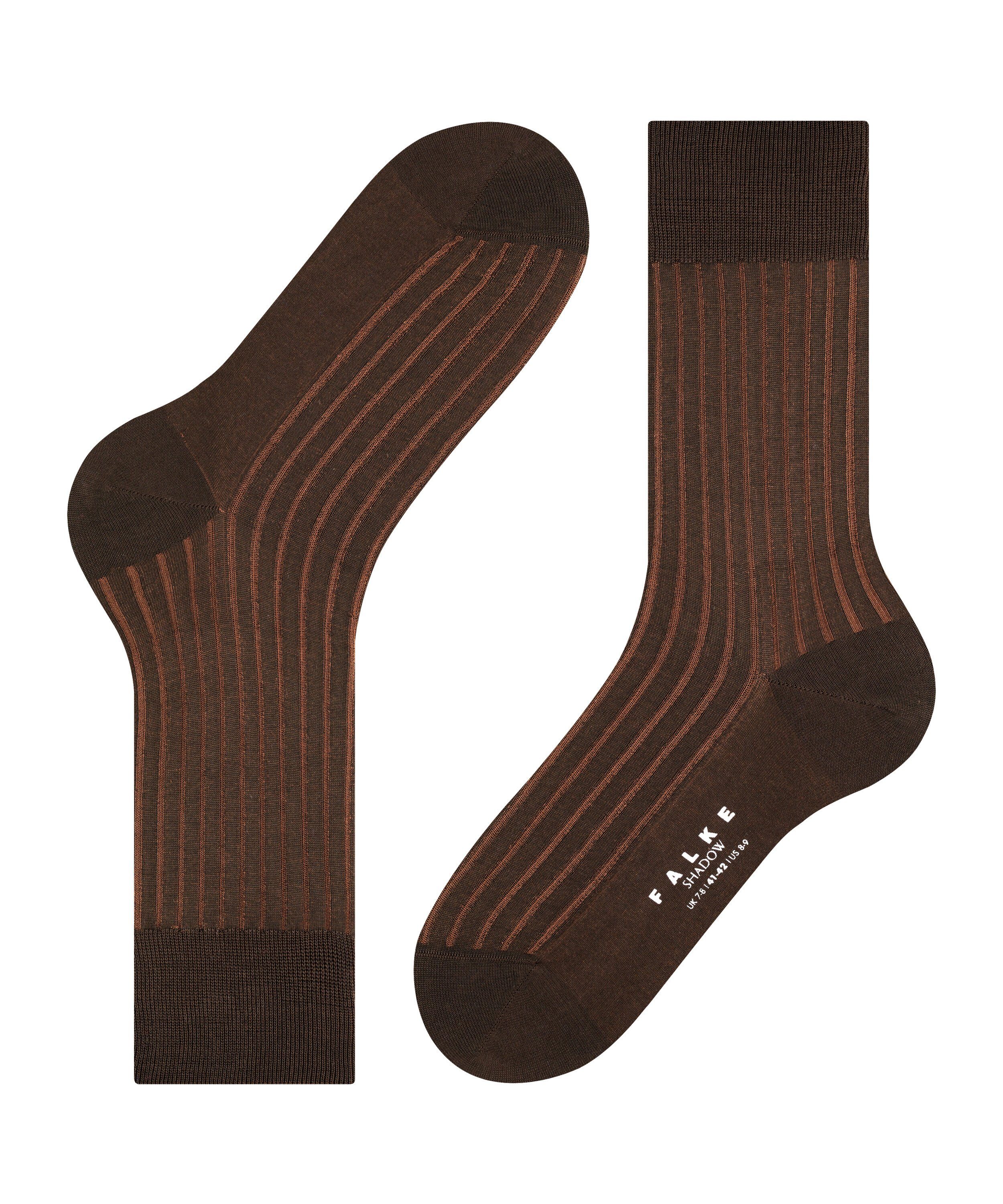 (1-Paar) (5934) Socken Shadow FALKE brown
