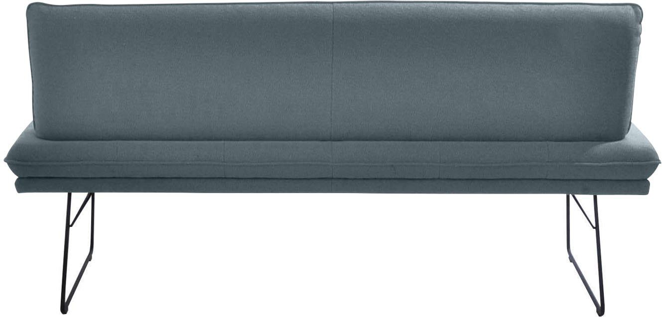 K+W Komfort & Wohnen Polsterbank Größen hoher Sitzkomfort, petrol Sitzsteppung, wählbar Spitzkissenoptik, in (1-St), 2