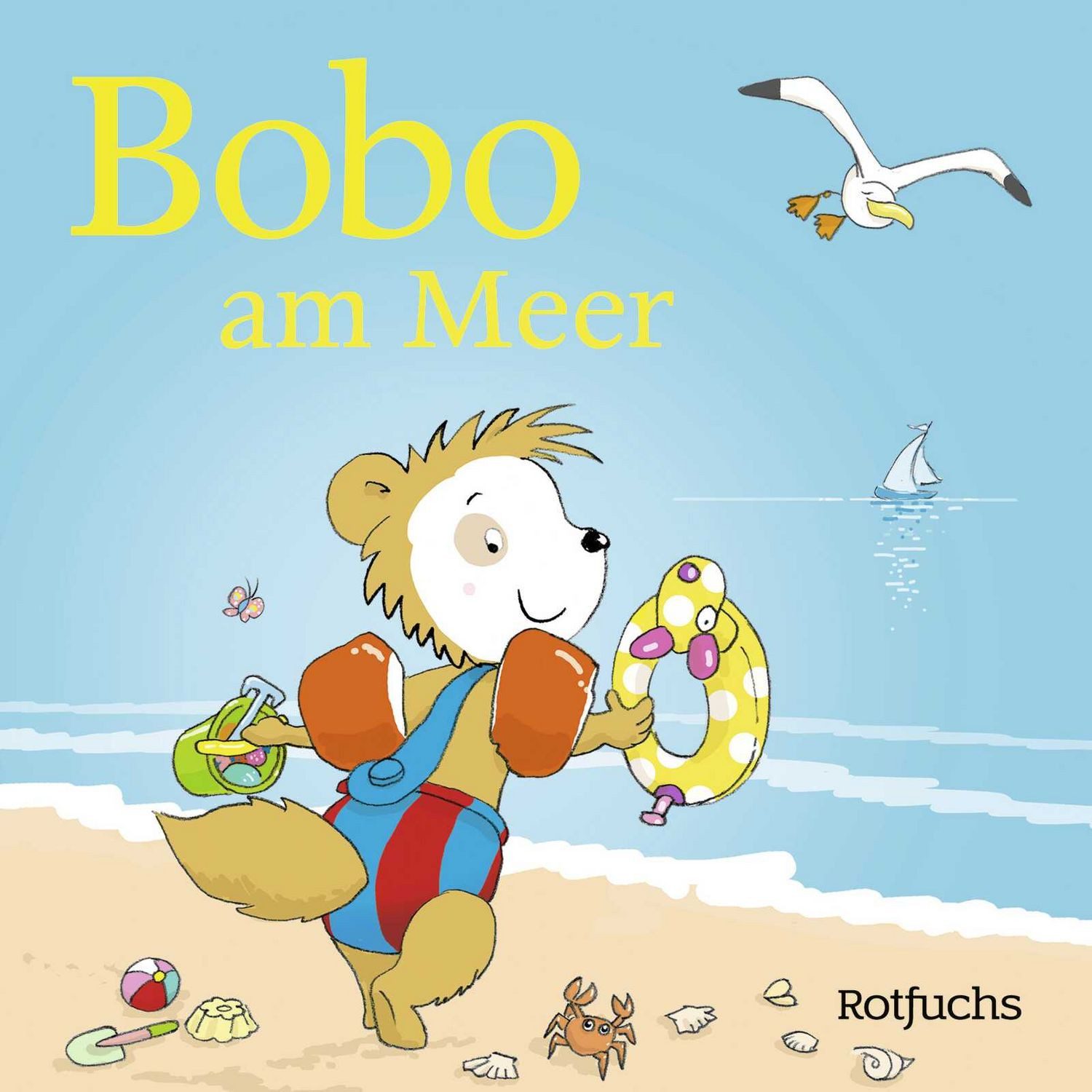 Kinderbuch Bobo am Meer Pappbilder über den ersten Urlaub ab 24 Monaten Markus Osterwalder