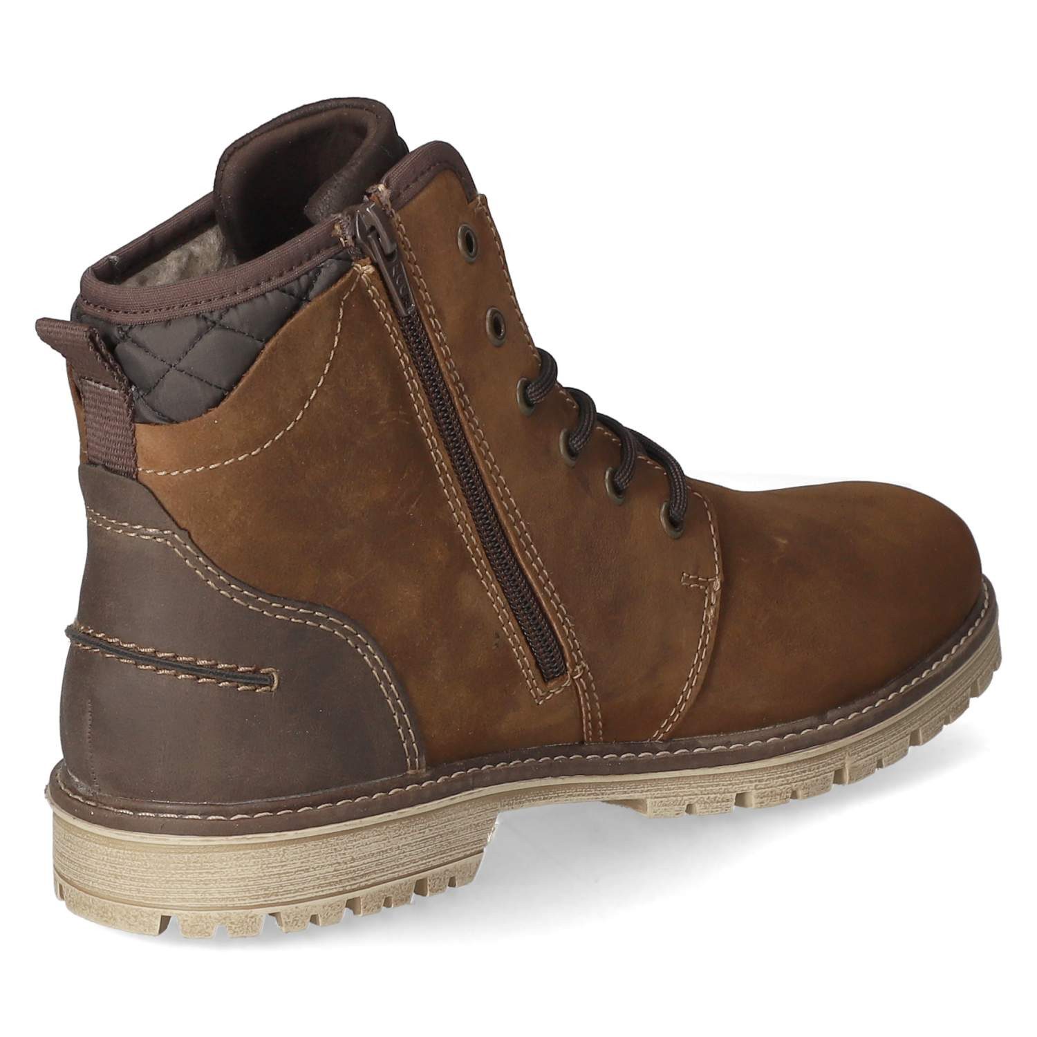Rieker Rieker F3614-25 Herren Leder und Synthetik brown Schnürstiefel