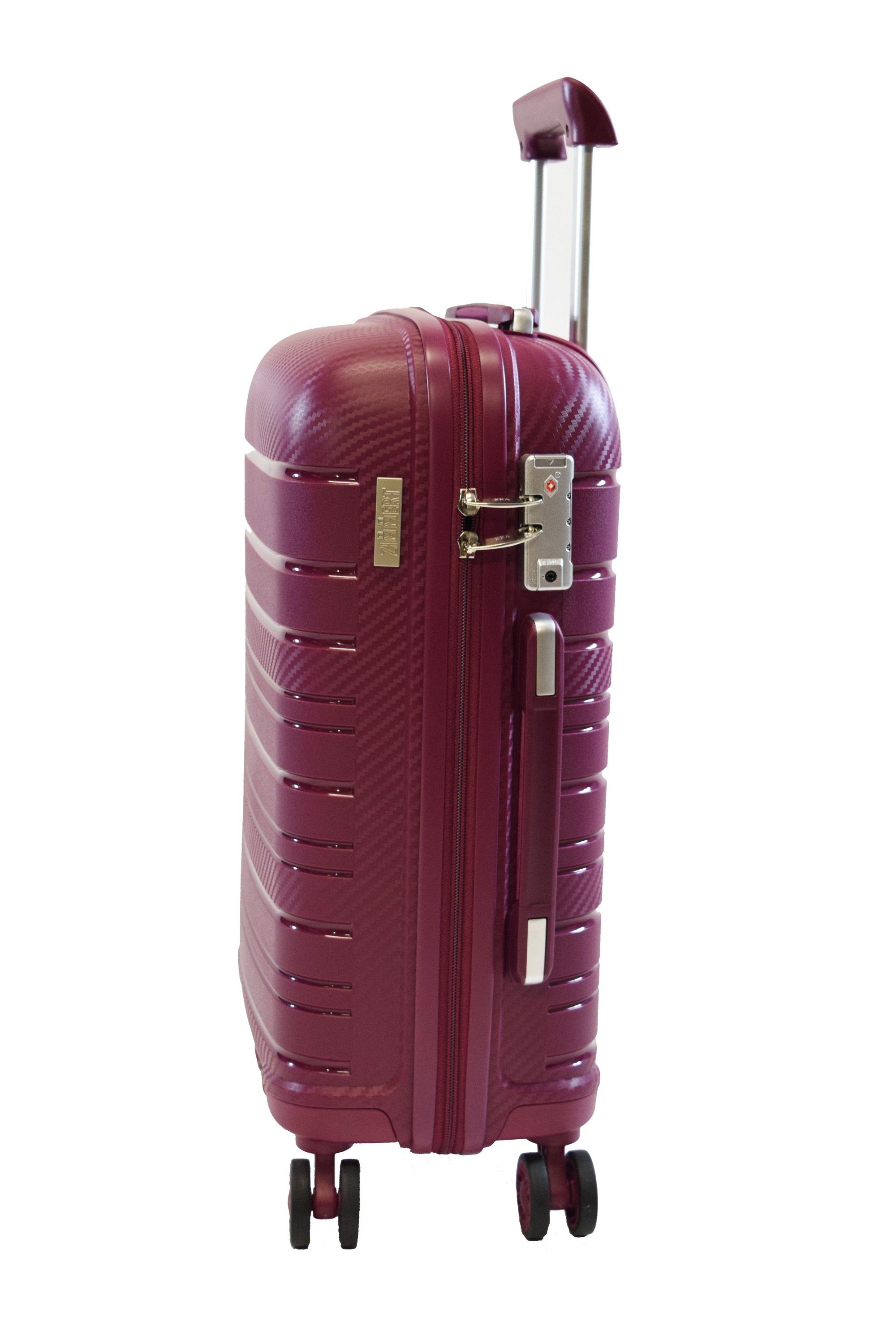 Zimmert Leather Trolley SCROLL-LIGHT bruchsicheres Polypropylen, günstig online kaufen