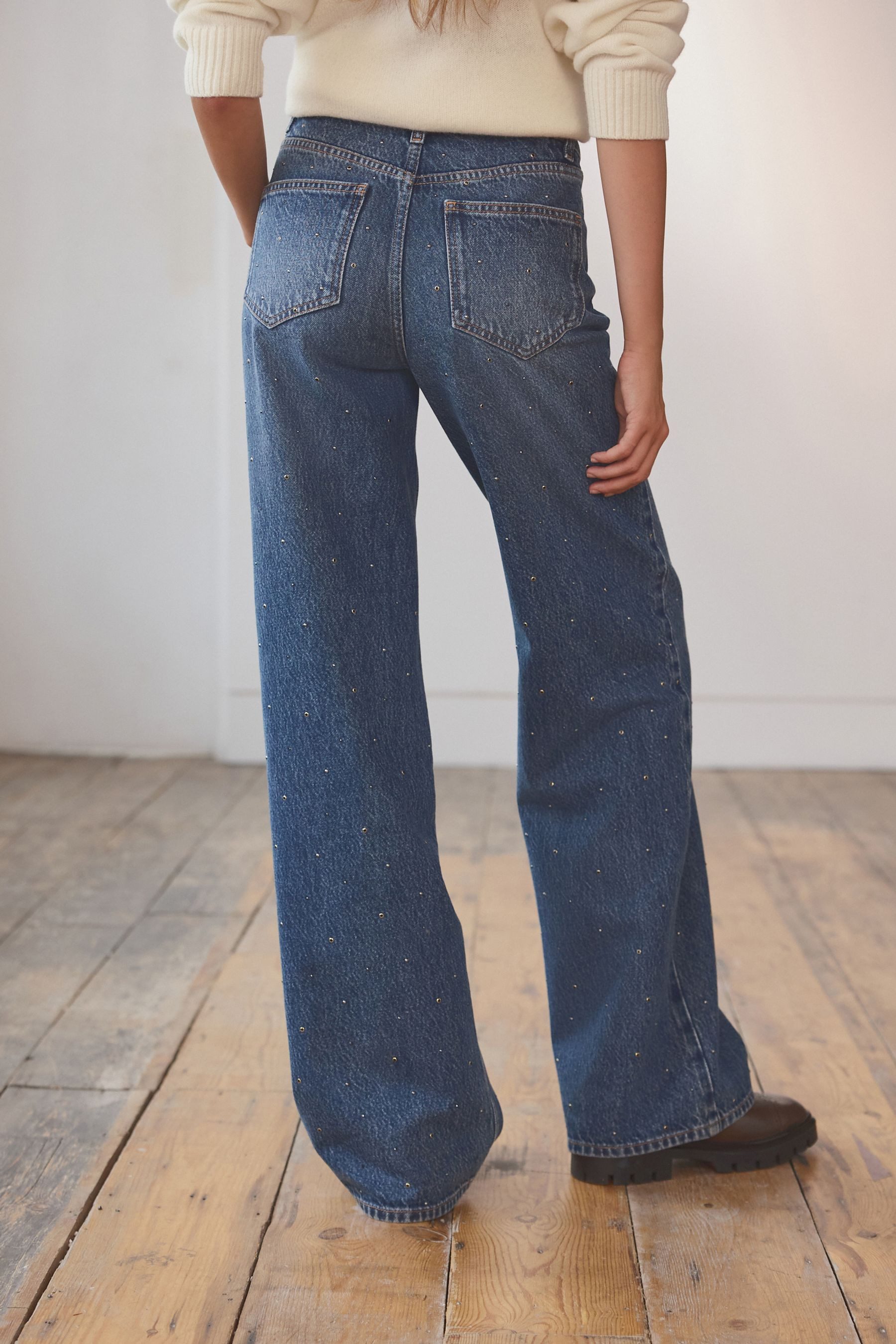 Next Weite Jeans Jeans mit weitem günstig online kaufen