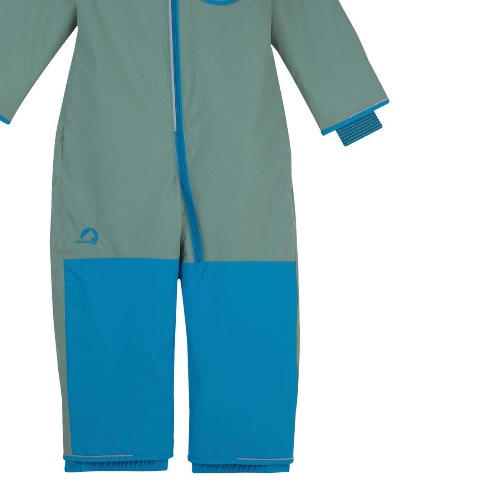 Finkid Schneeoverall Pikku Winter Sport Winteroverall Green Bay/Mosaic  Overrall Winteranzug Kinder Overall