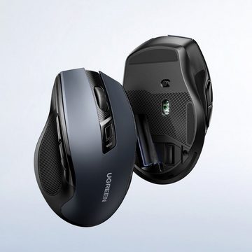 UGREEN Ugreen Optische USB-Funkmaus 2,4 GHz 4000 DPI schwarz Maus
