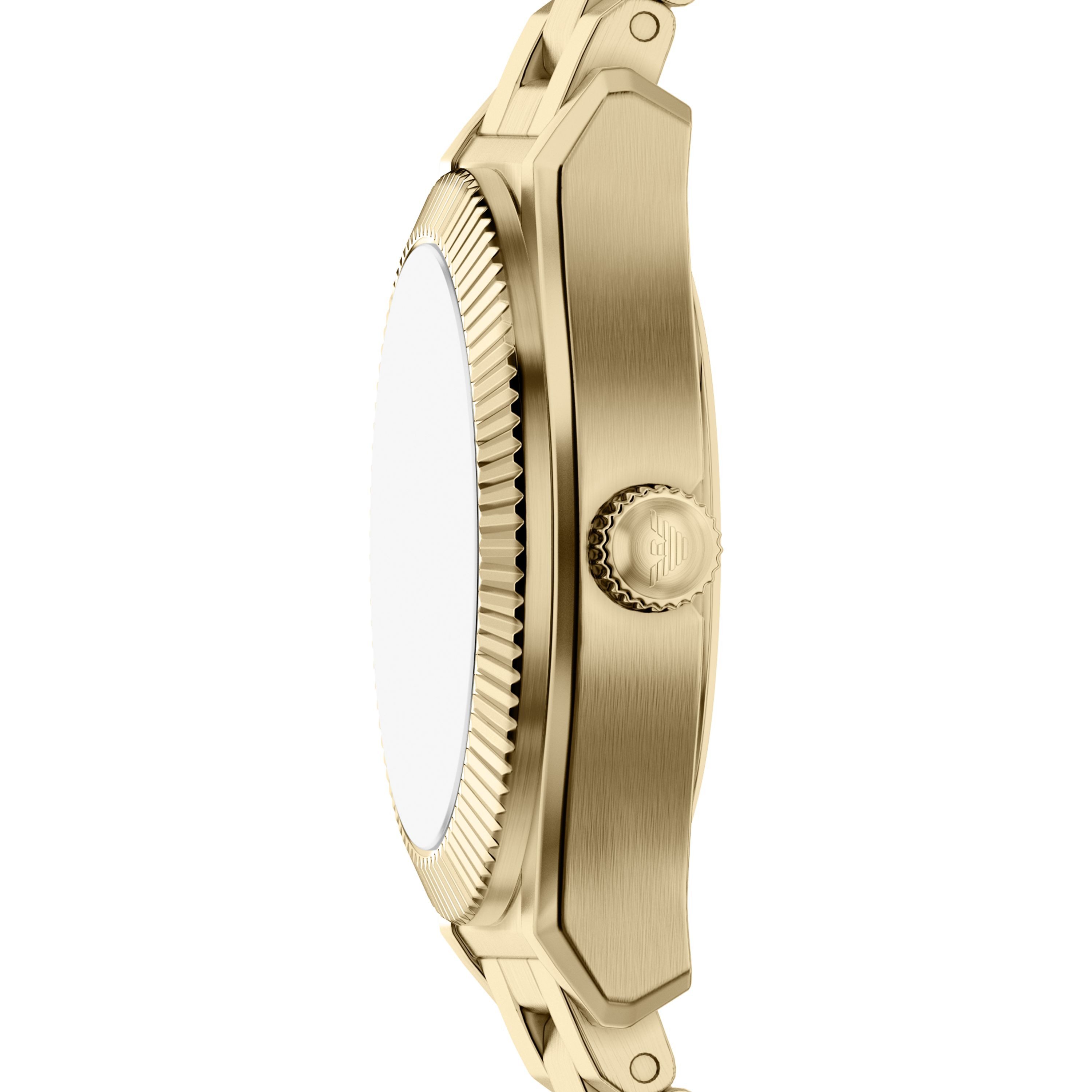 Emporio Armani Quarzuhr AR11761, Armbanduhr, Damenuhr, Edelstahlarmband, analog, Tag, Malachit