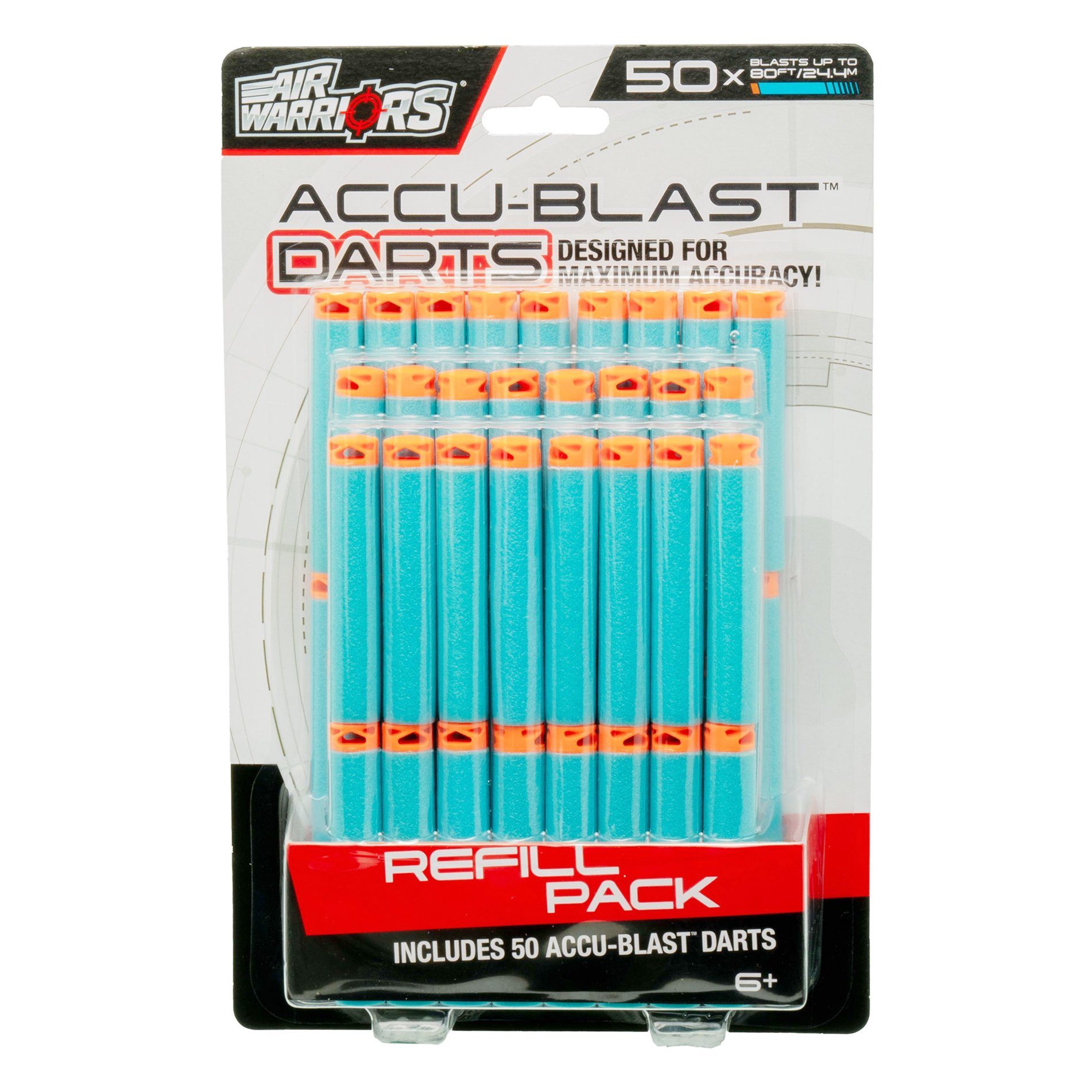 Buzz Bee Toys Blaster Accu-Blast: Dart Refill - 50 Darts, Das Air Warriors: Accu-Blast: Dart Refill - 50 CT Nachfüllpack bietet