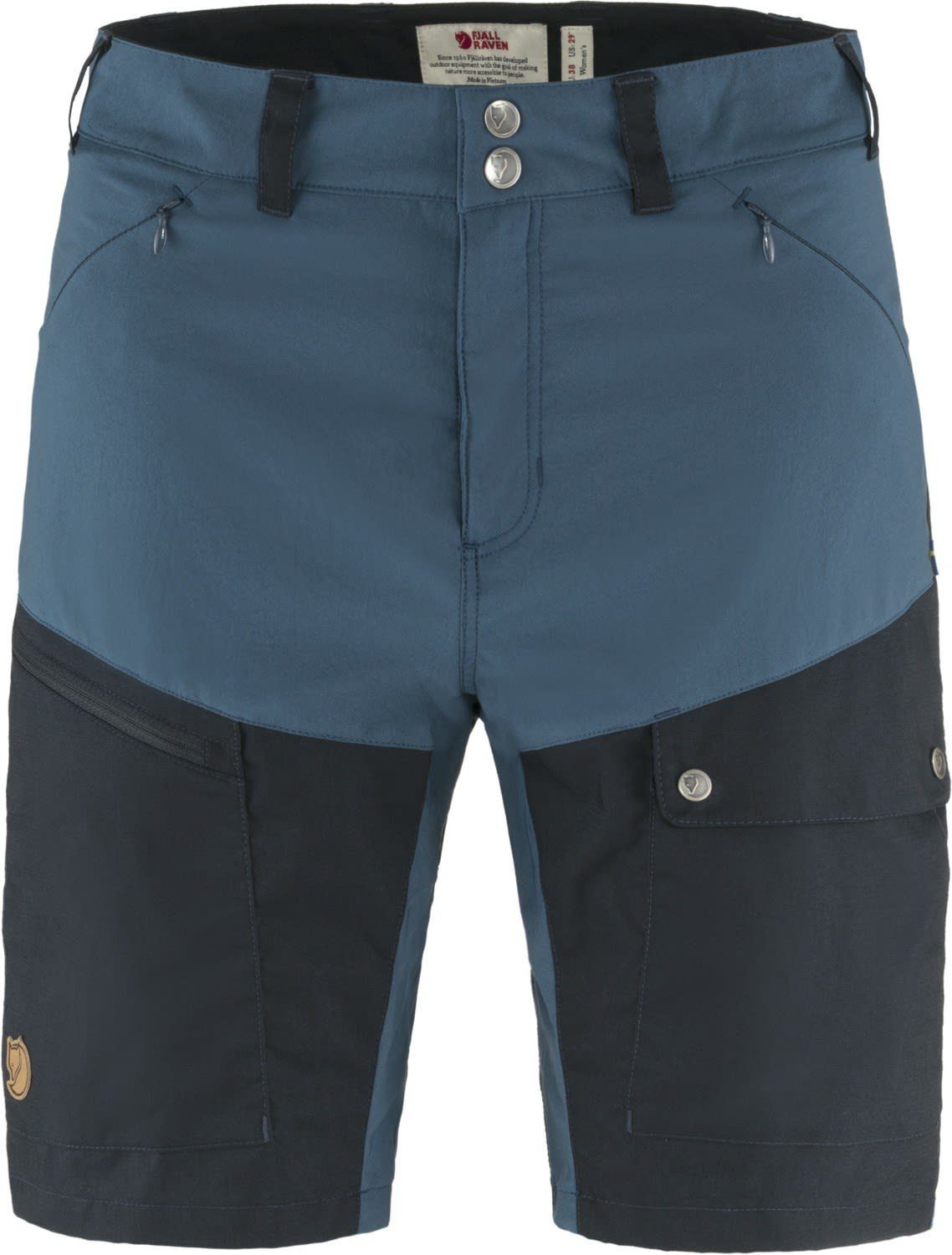 Abisko Navy Shorts Fjällräven Midsummer W Dark Shorts - Strandshorts Indigo Damen Fjällräven Blue