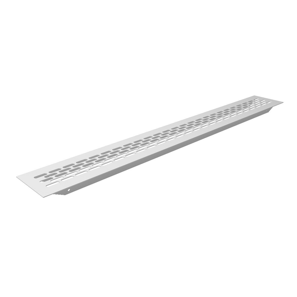 MS Beschläge Lüftungsgitter Belüftungsgitter Alu Stegblech 60x484mm Türlüftung