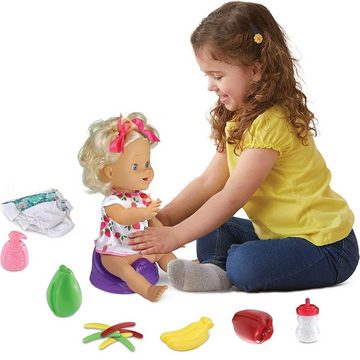 Vtech® Puppen Accessoires-Set Little Love Puppe Lina mit Töpfchen Windel, zum Füttern Fläschchen geben