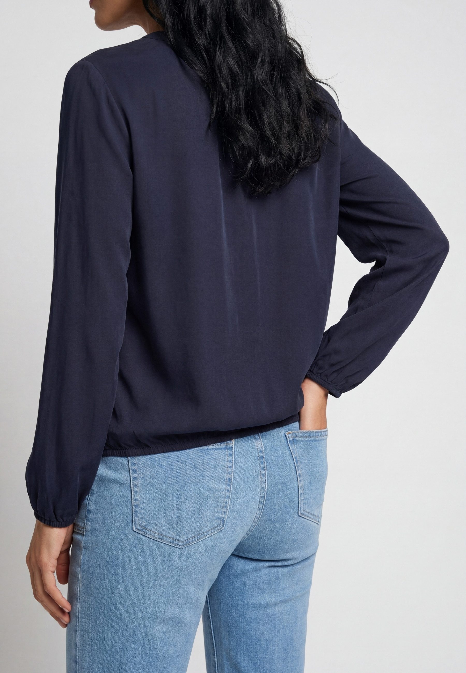 Olsen Tunikashirt mit Tunikaausschnitt und langen Ärmeln – Bild 3 von 5