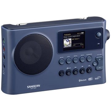 Sangean WFR-228BT Internet-Tischradio, Dark Blue Radio (Akku-Ladefunktion, Spotify)