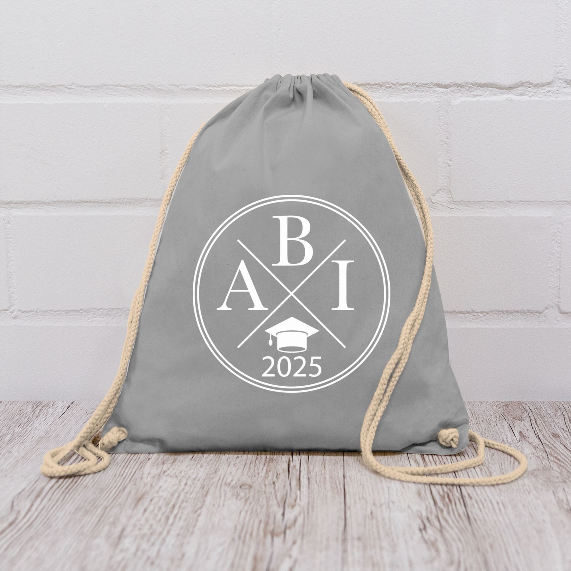 Shirtracer Turnbeutel Abi 2025 Hipster X, Abitur & Abschluss 2025 Geschenk